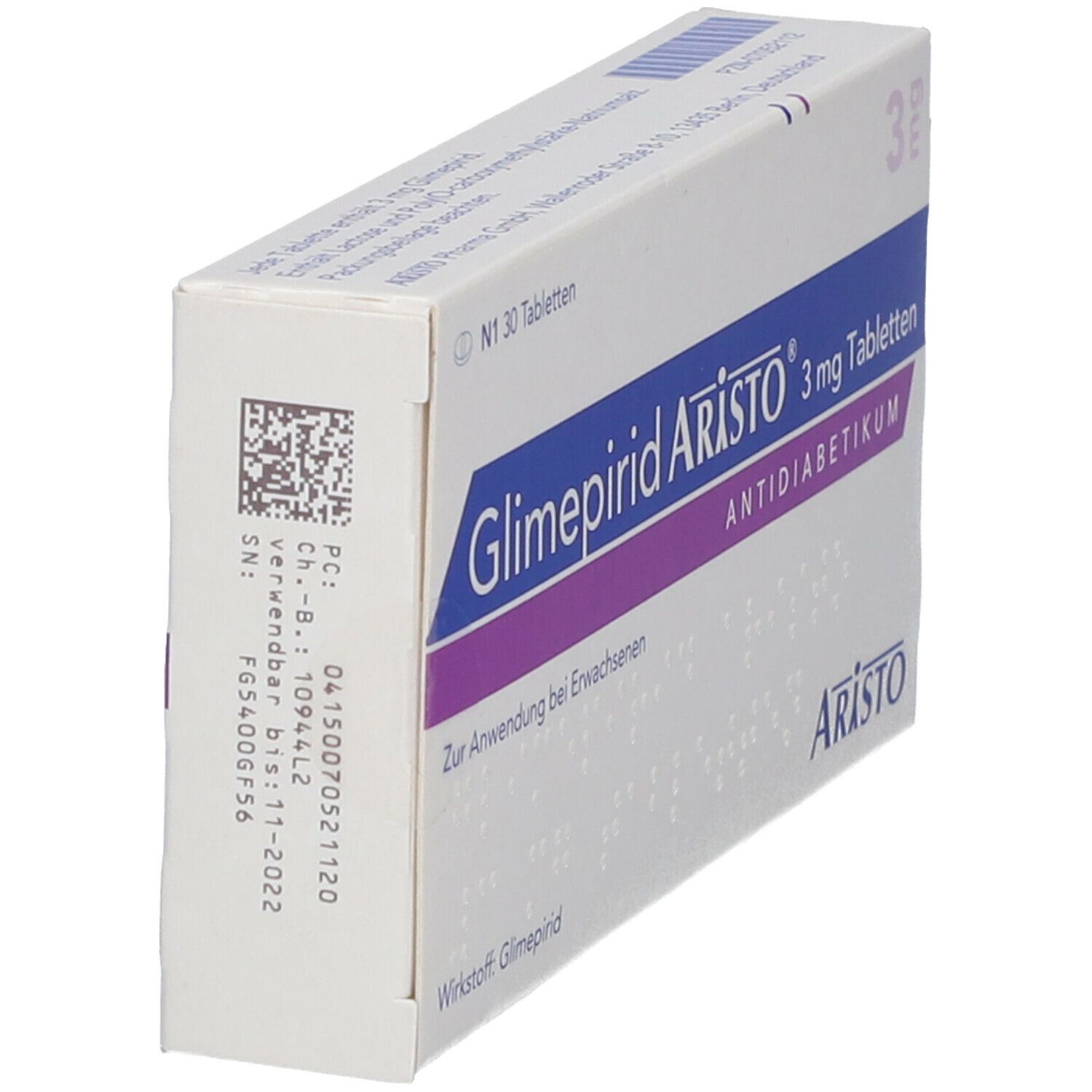 Glimepirid Aristo® 3 mg