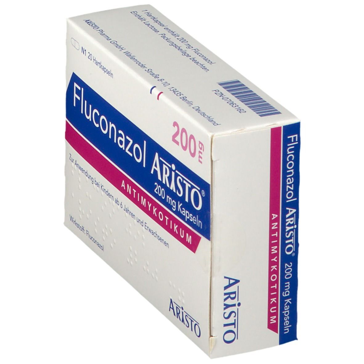 Fluconazol Aristo 200 mg Kapseln 20 St Hartkapseln