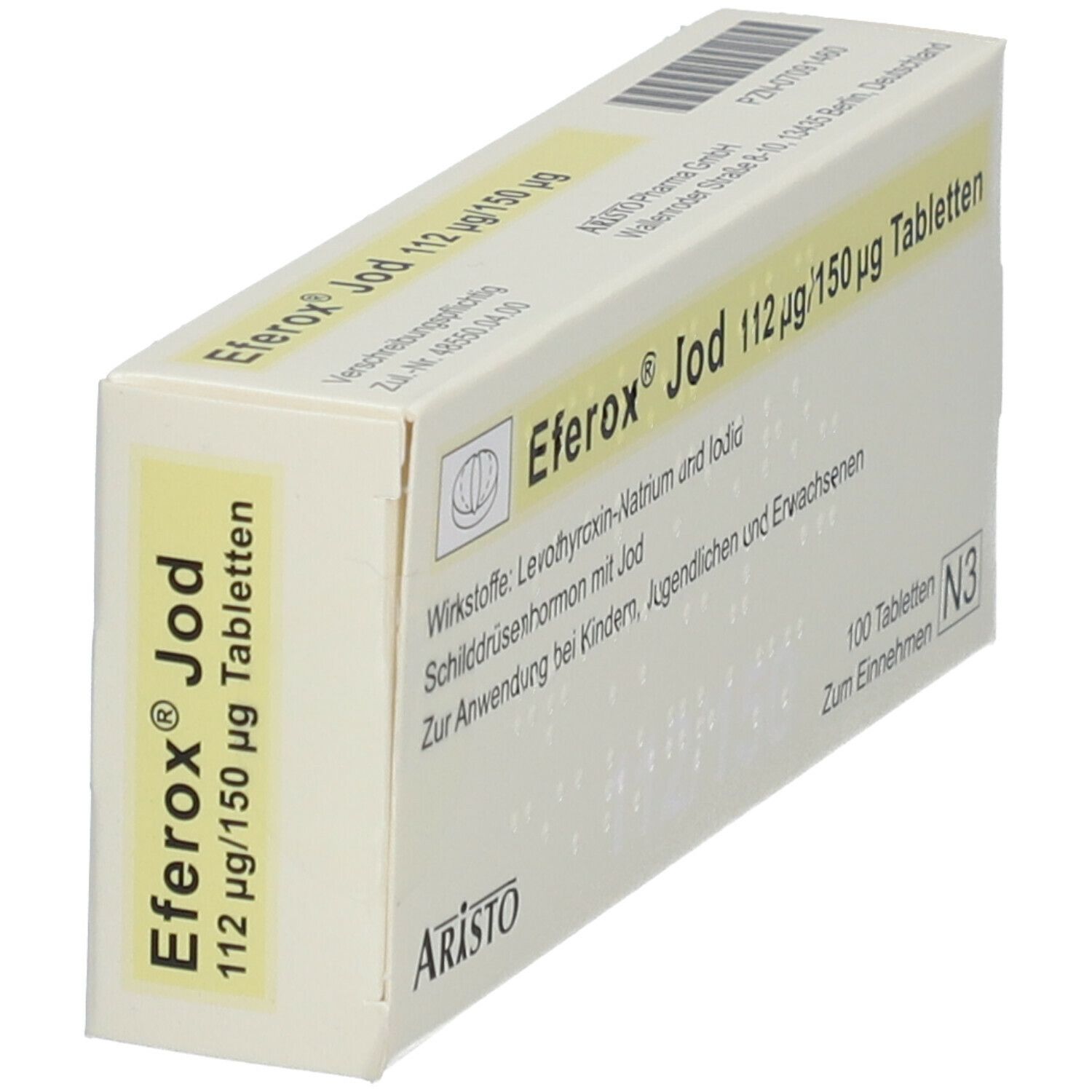 Eferox Jod 100 µg/100 µg Tabletten St