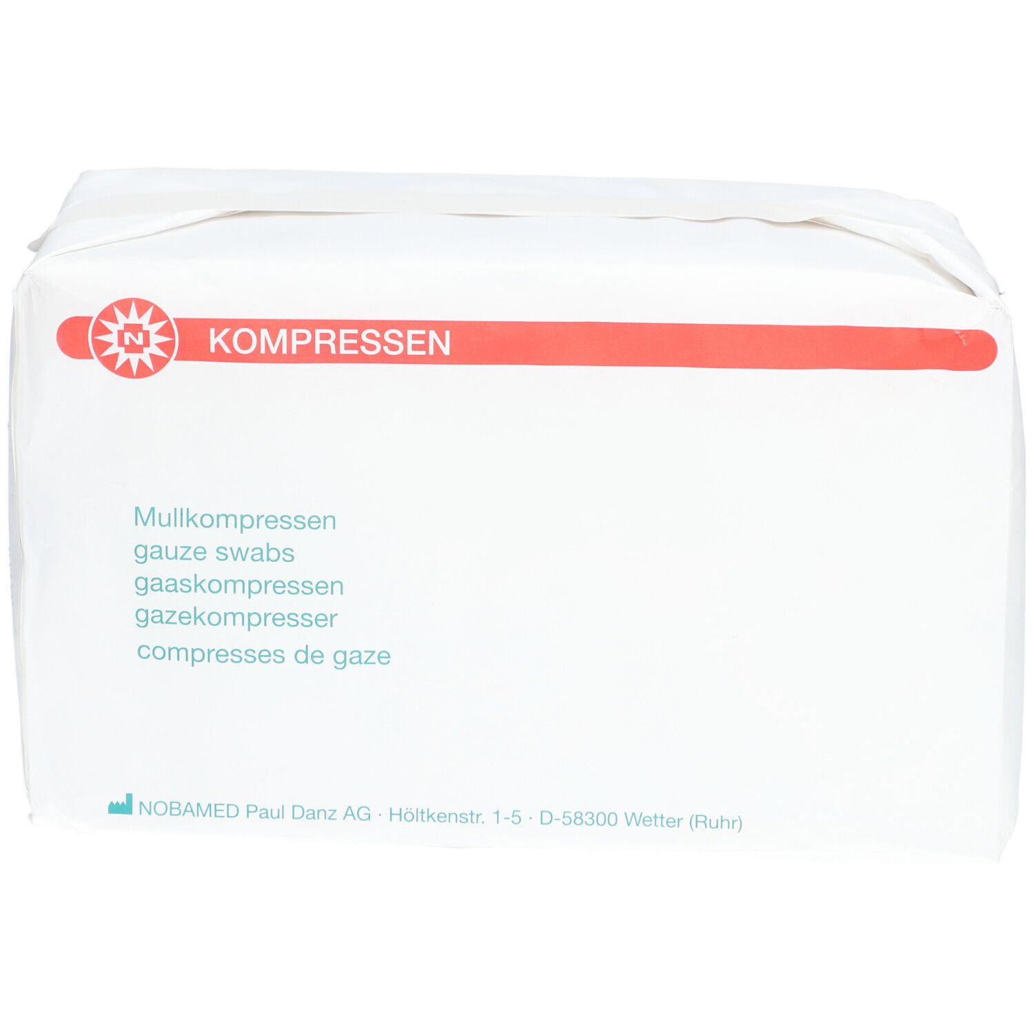 NOBA Mullkompressen unsteril 8- lagig 100 Stück 10 x 20 cm