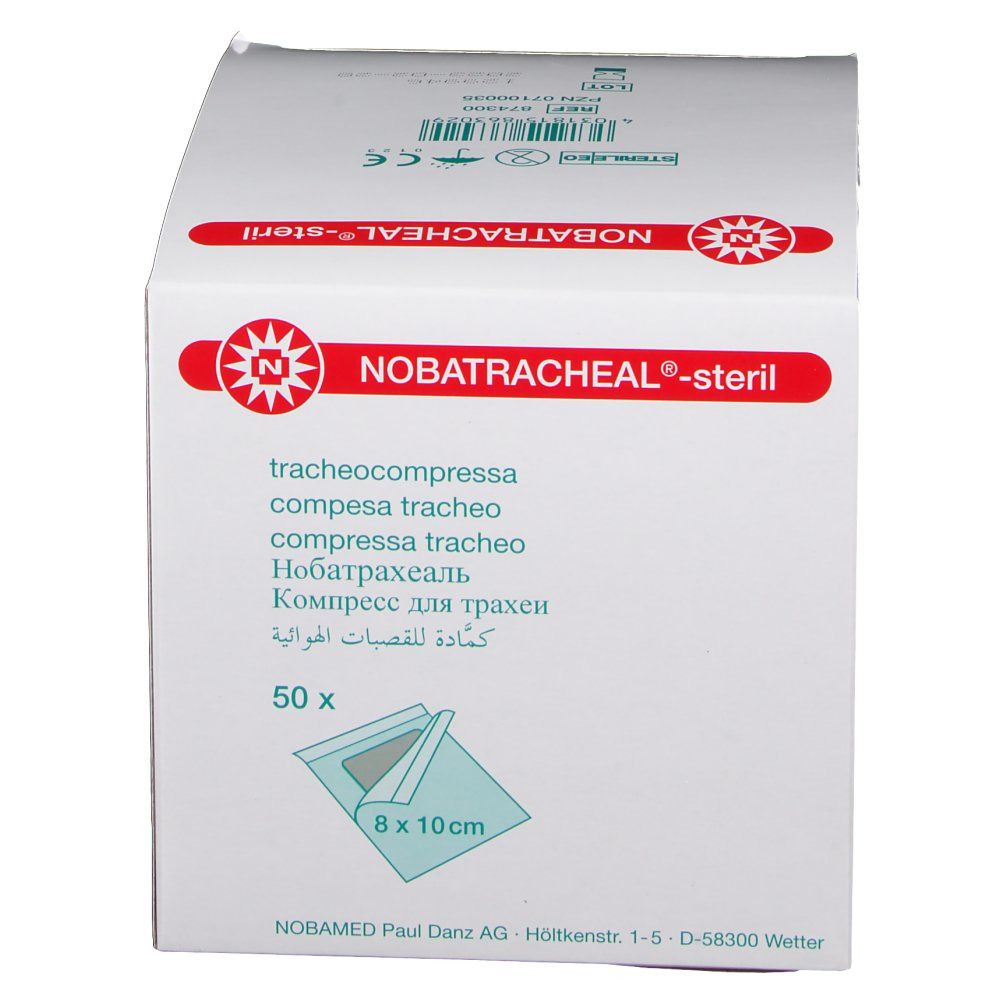 NOBATRACHEAL® 8 x 10 cm steril