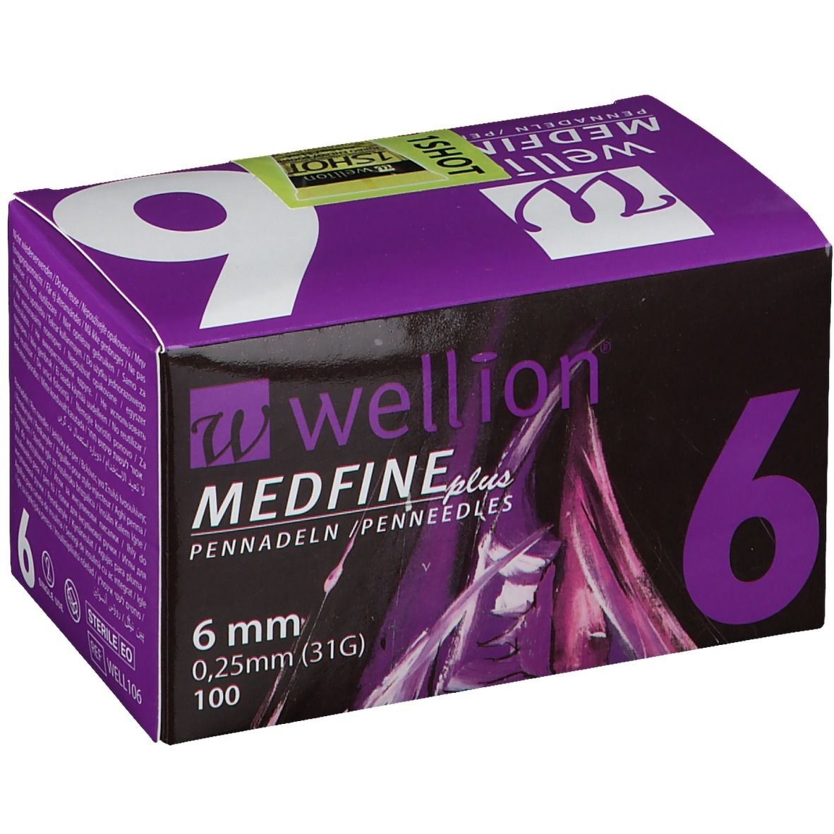 Wellion Medfine Plus Pennadeln 6 mm