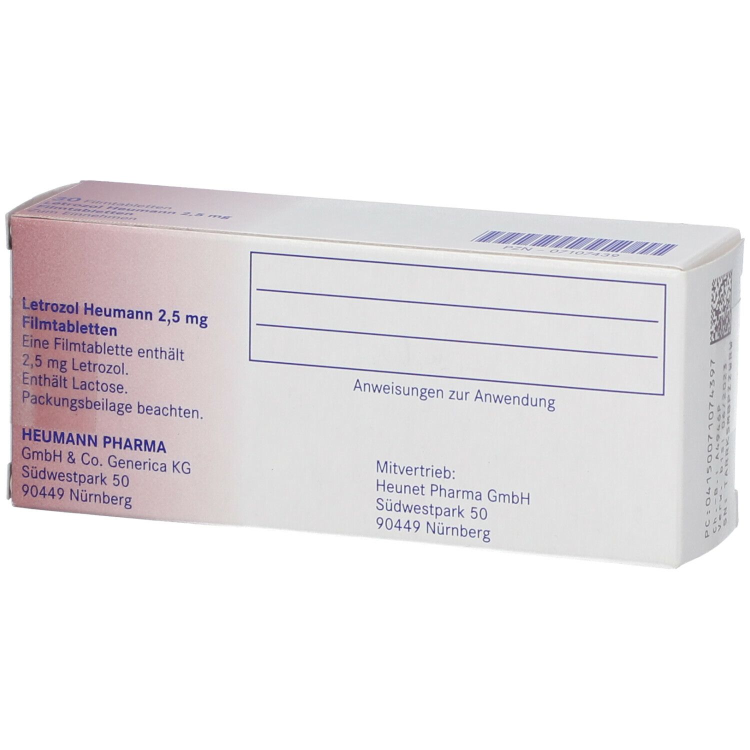 Letrozol Heumann 2,5 mg