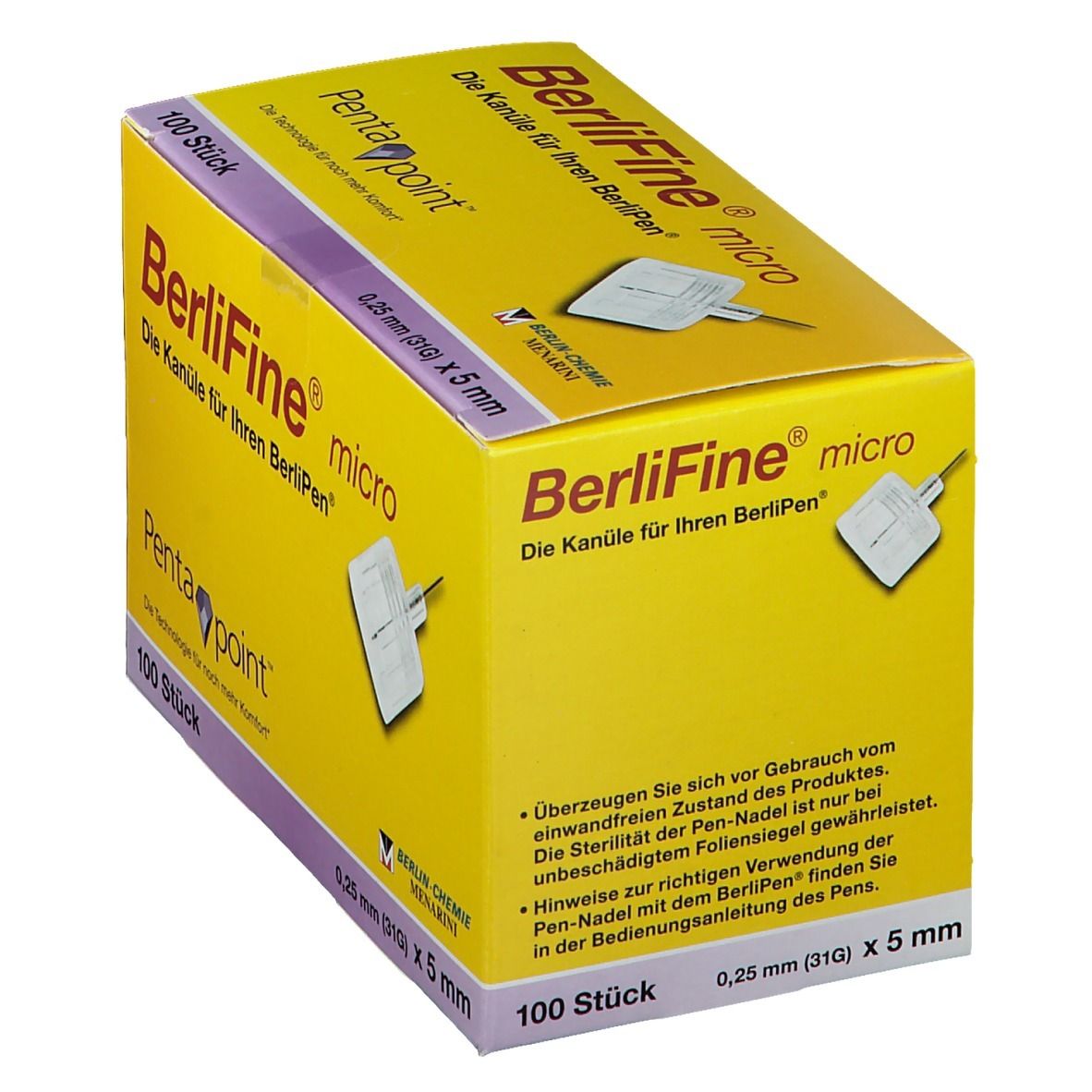 BerliFine® micro Kanuelen 0,25x5 mm