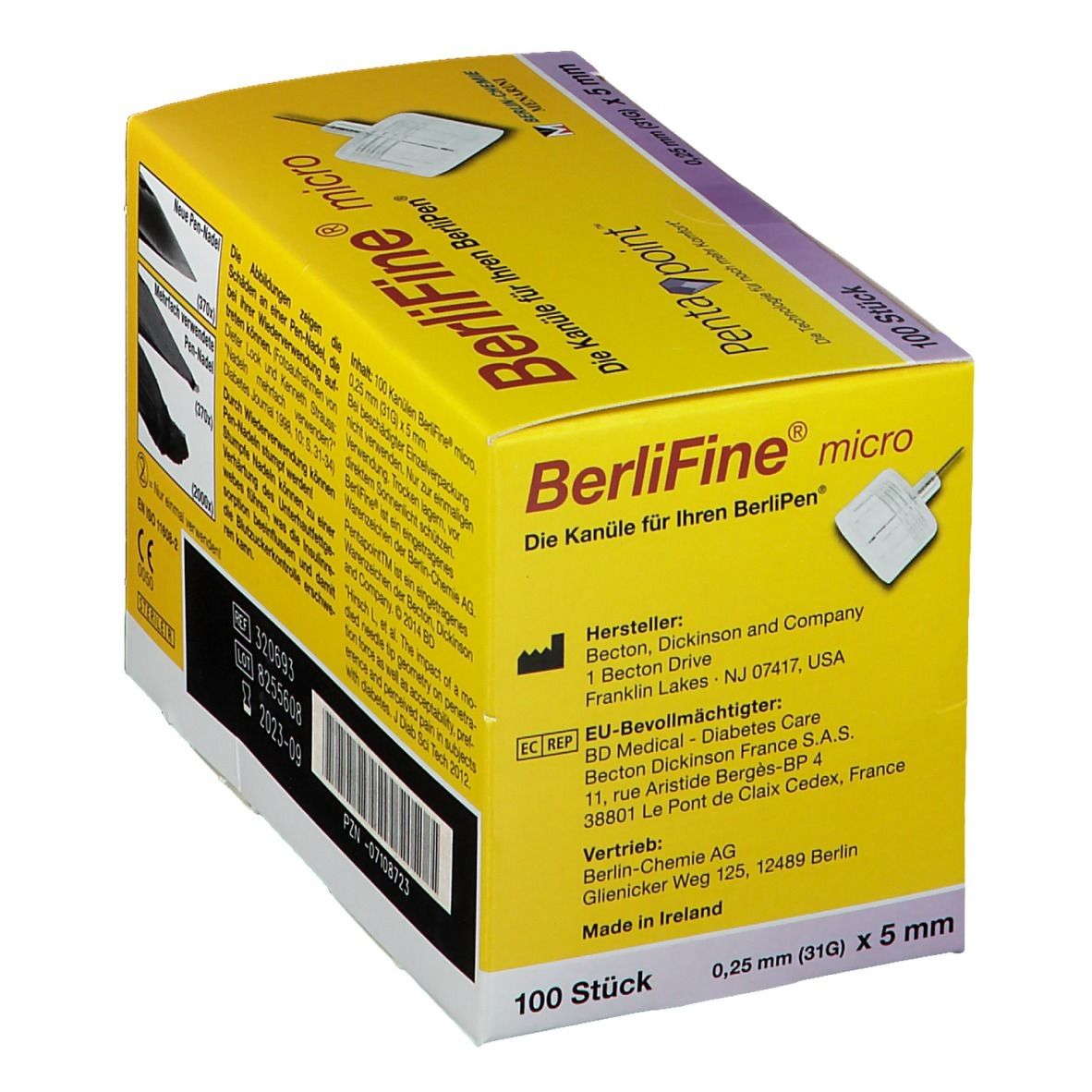 BerliFine® micro Kanuelen 0,25x5 mm