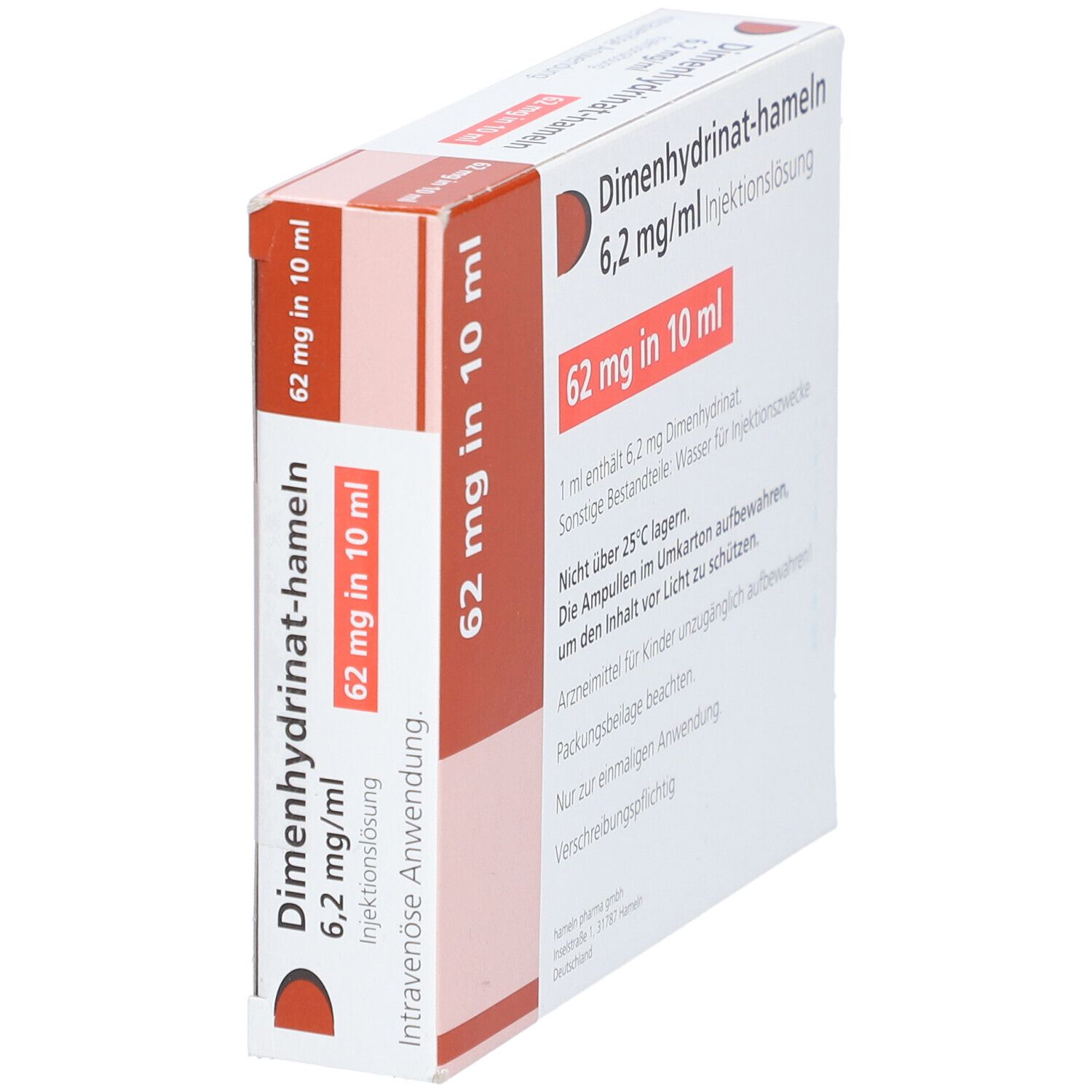 Dimenhydrinat-hameln 6,2 mg/ml