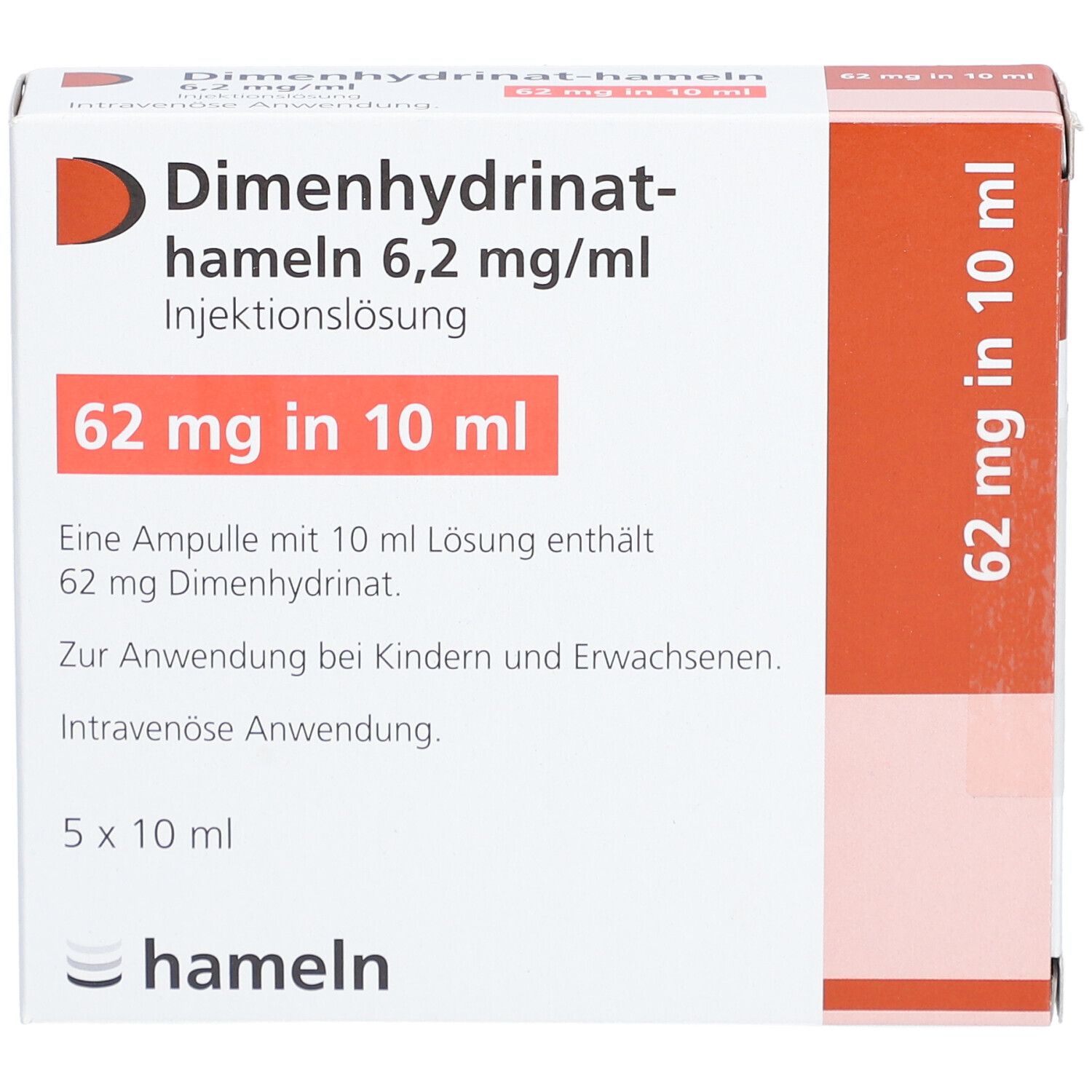 Dimenhydrinat-hameln 6,2 mg/ml