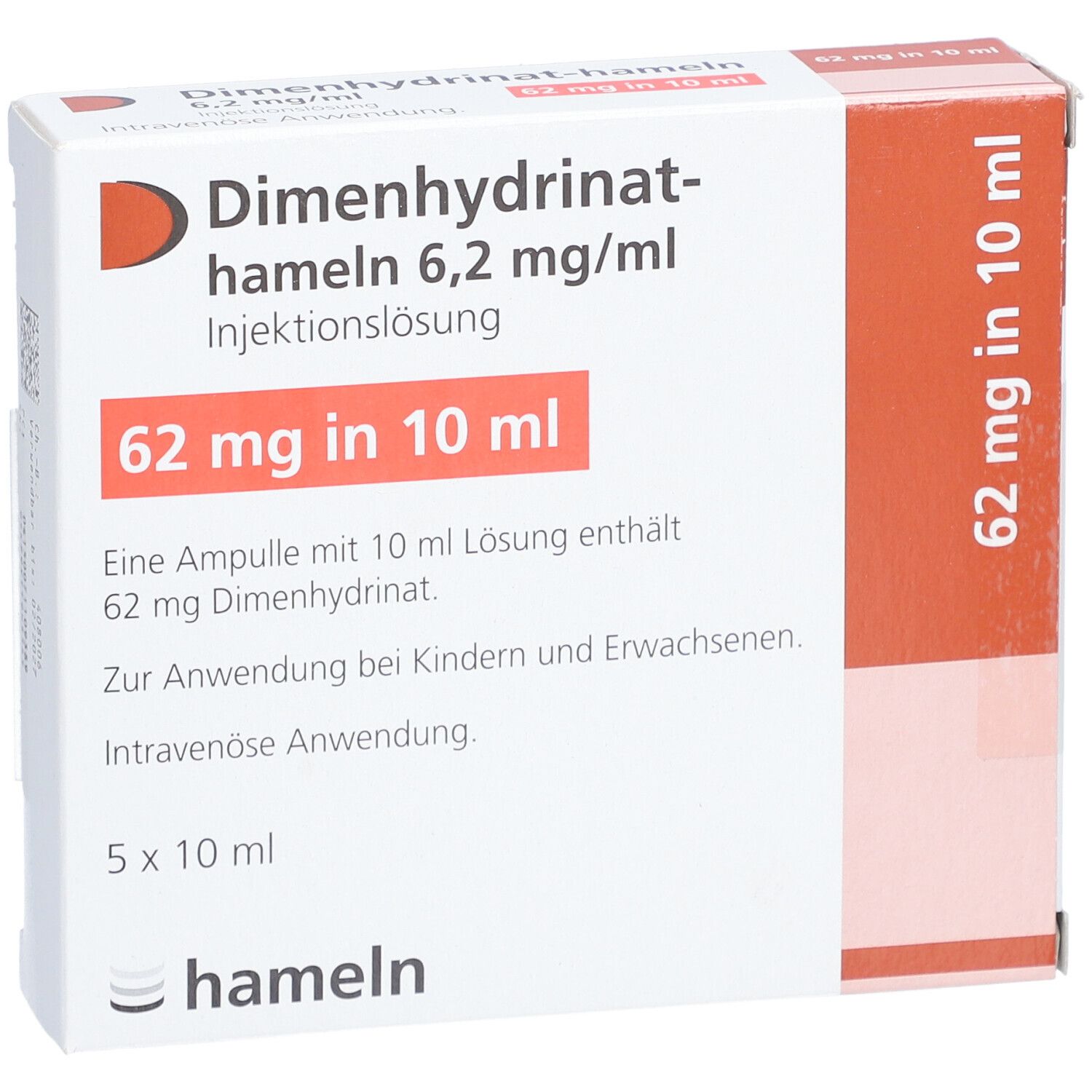 Dimenhydrinat-hameln 6,2 mg/ml