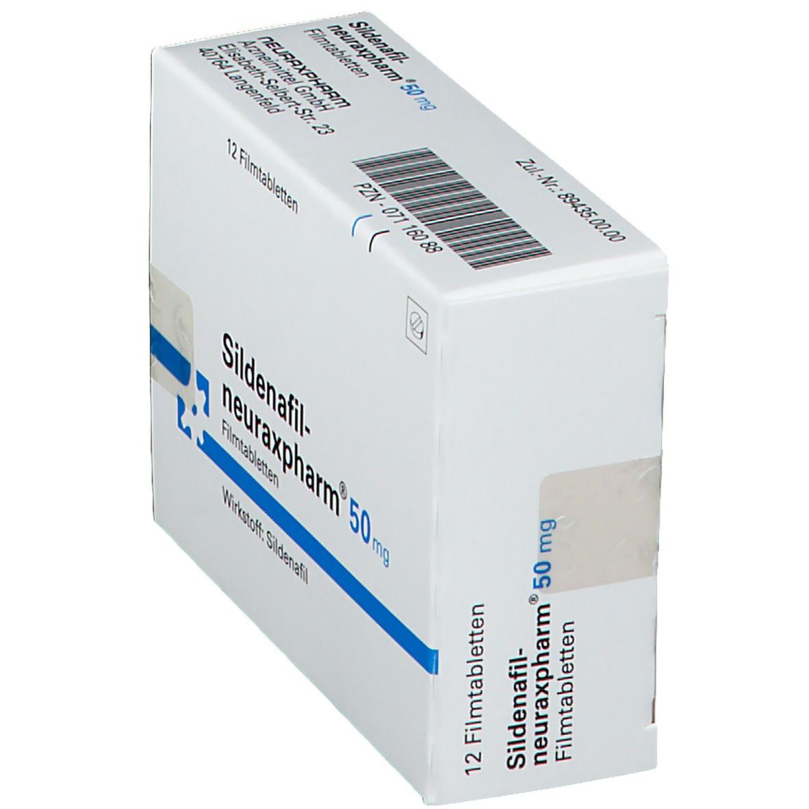 SILDENAFIL-neuraxpharm 50 mg Filmtabletten 12 St