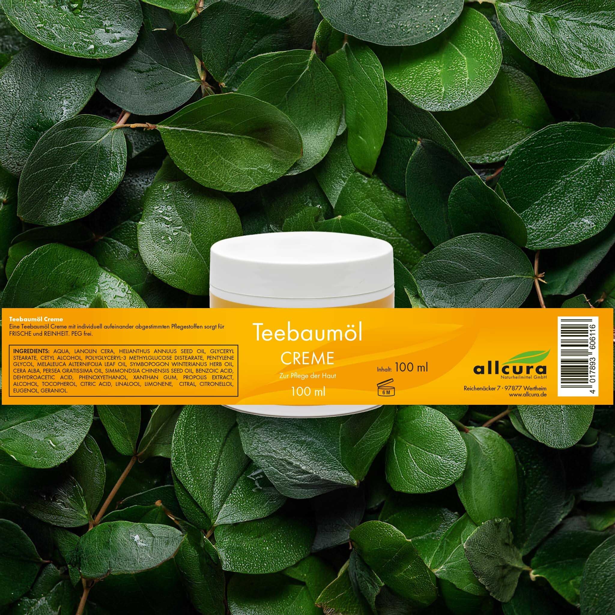 allcura Teebaumöl Creme