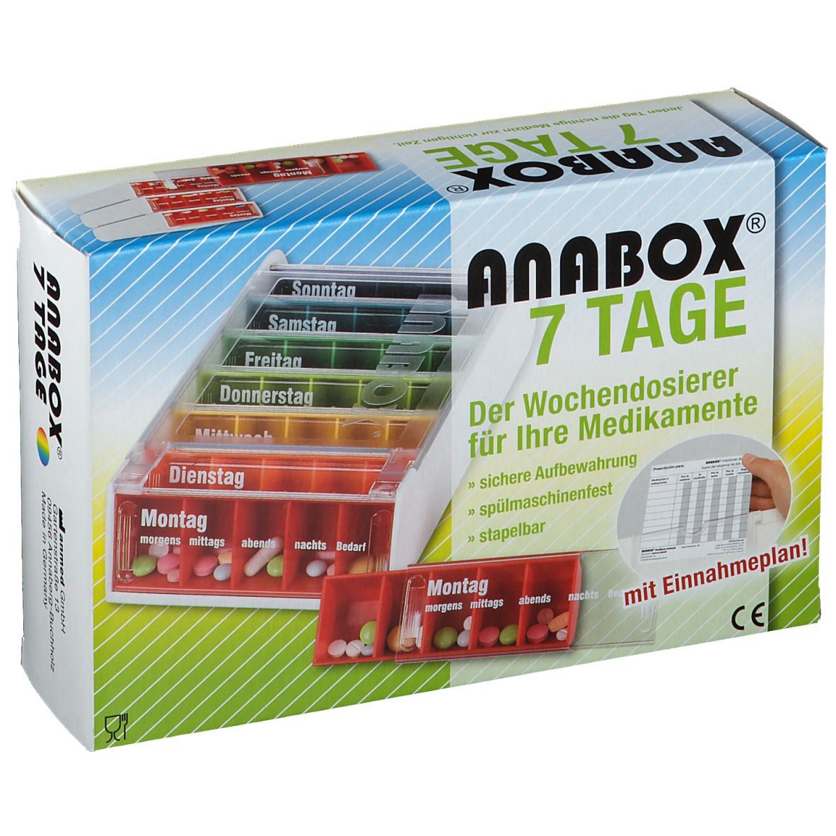 WEPA Anabox® 7 Tage Regenbogen