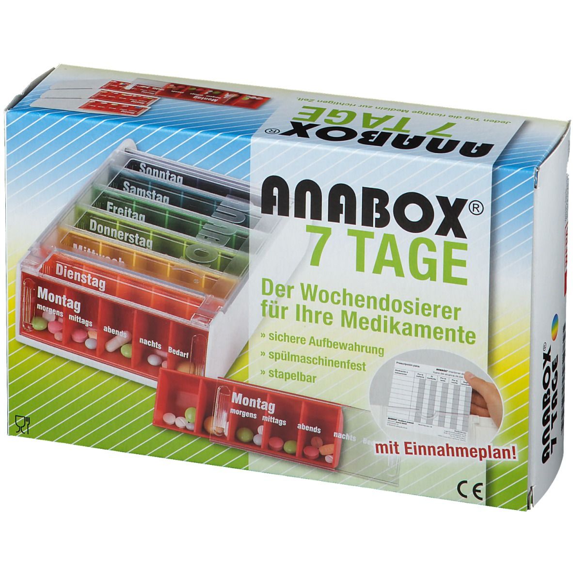 WEPA Anabox® 7 Tage Regenbogen