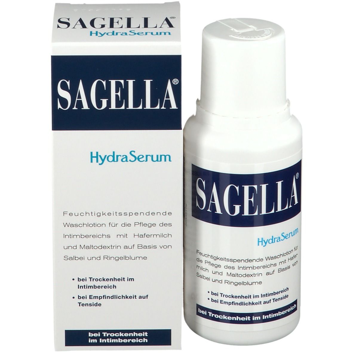 SAGELLA HydraSerum: Feuchtigkeitsspendende Intimwaschlotion bei Trockenheit im Intimbereich