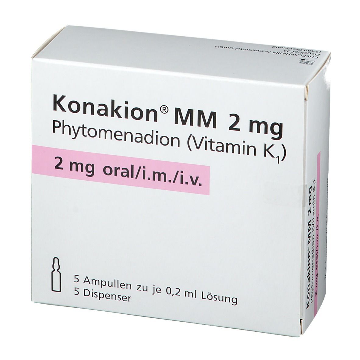 Konakion Mm 2 mg Ampullen