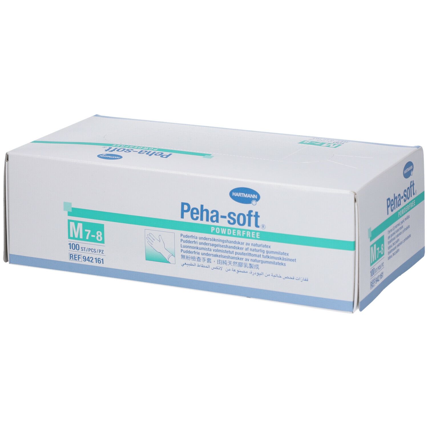 Peha-soft® powderfree aus Latex Untersuchungshandschuhe Gr. M 7 - 8