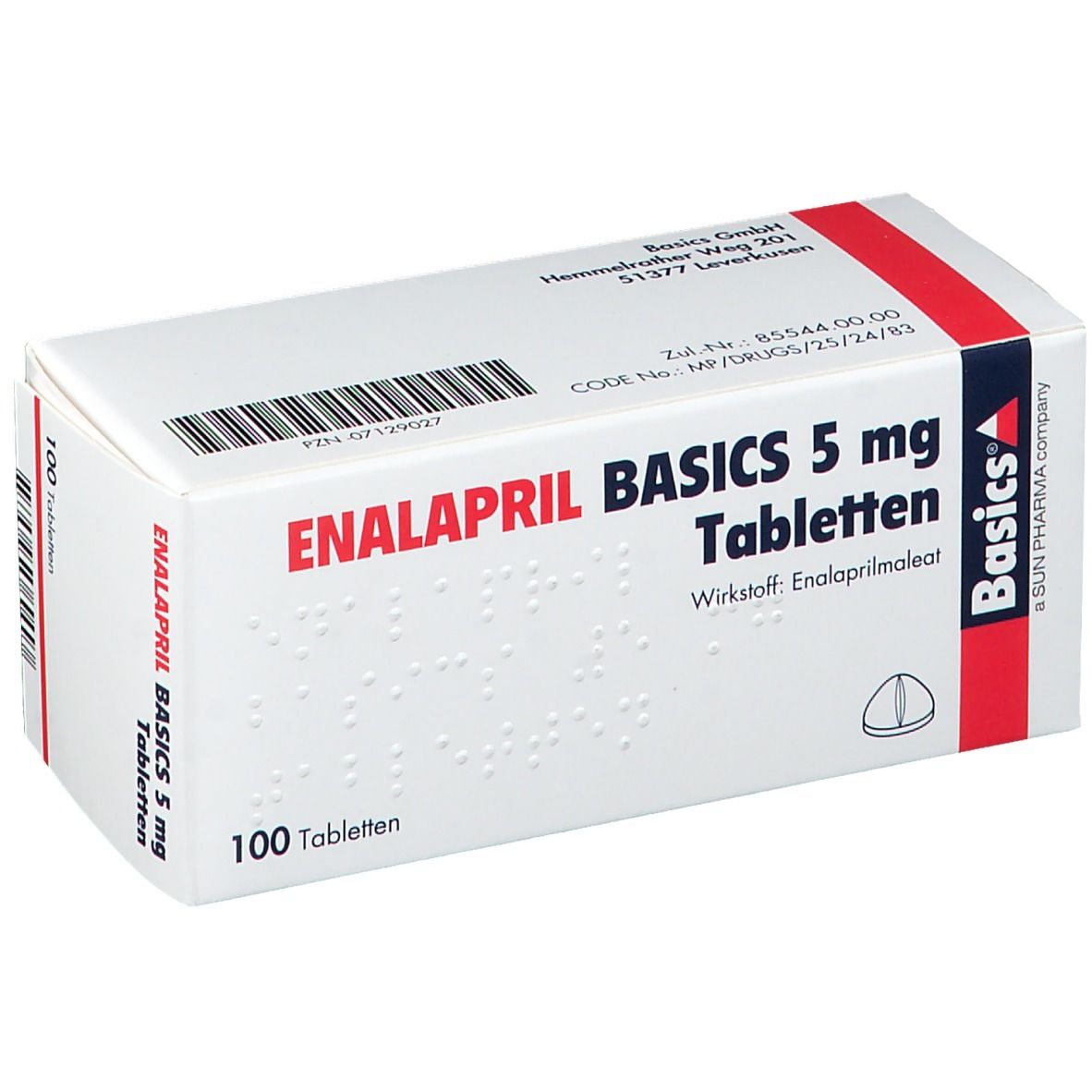 ENALAPRIL BASICS 5 mg Tabletten