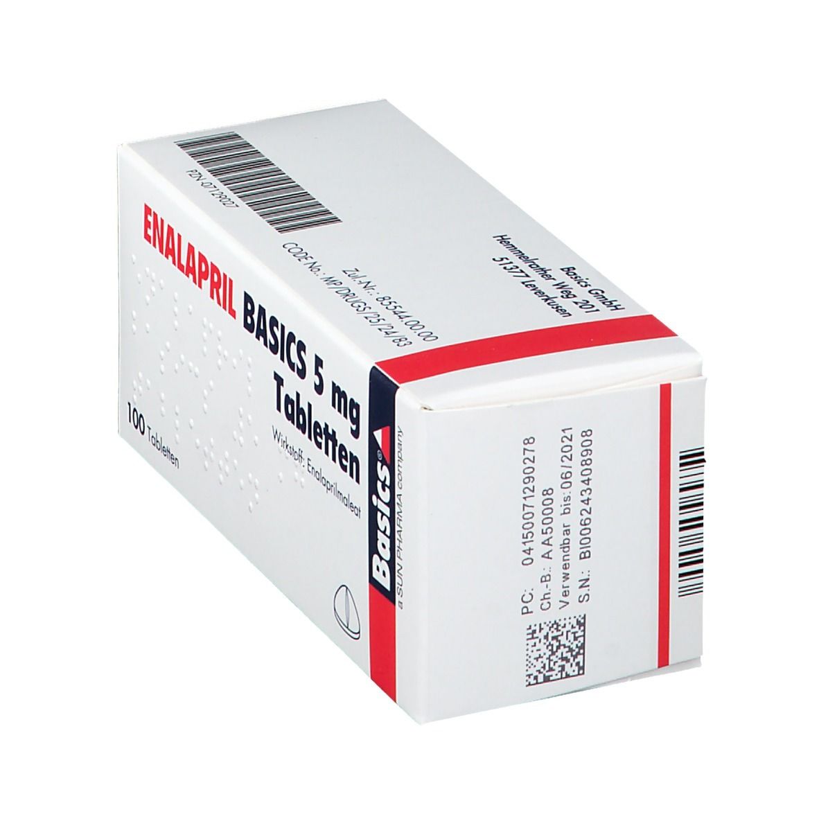 ENALAPRIL BASICS 5 mg Tabletten