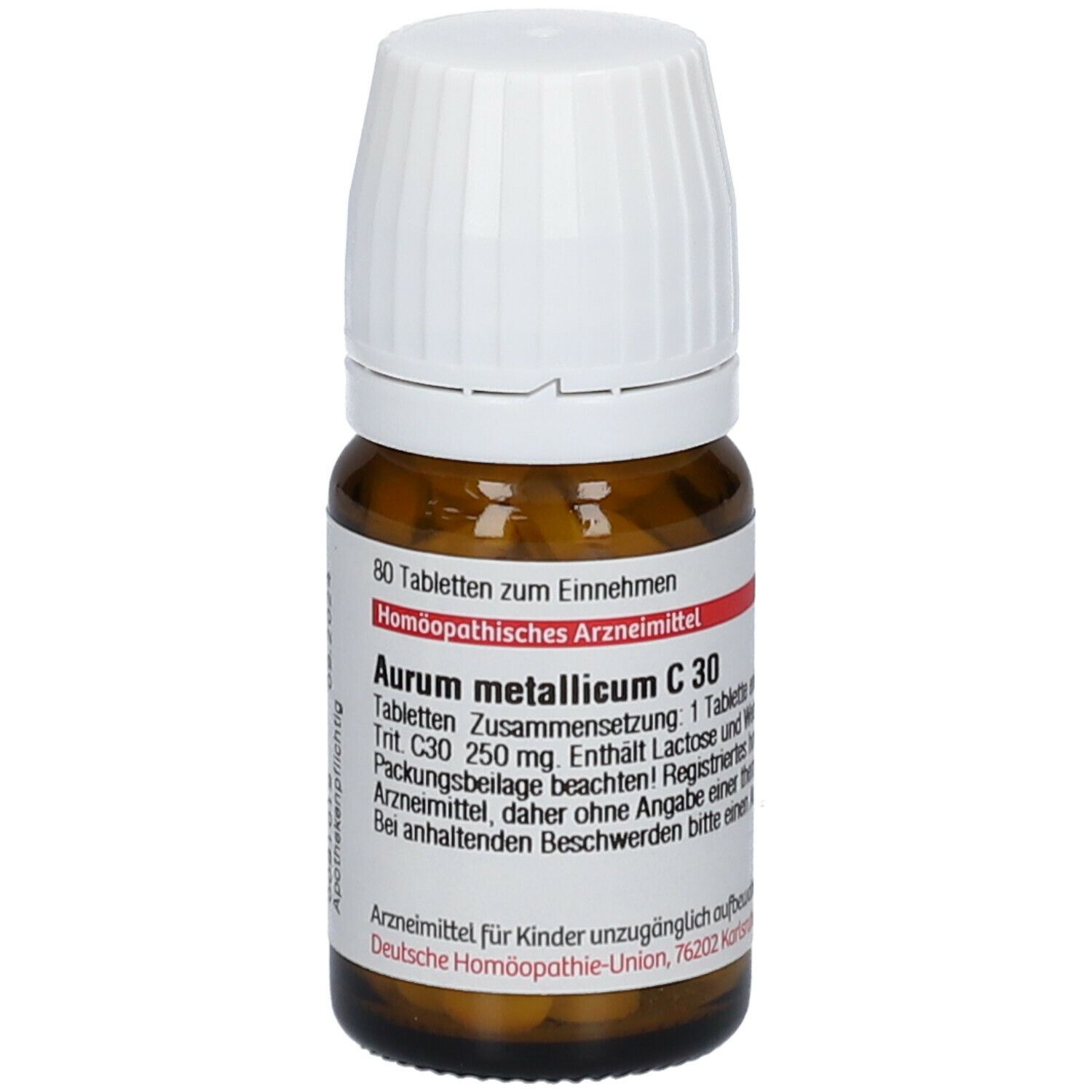 Aurum Metallicum C 30 Tabletten 80 St