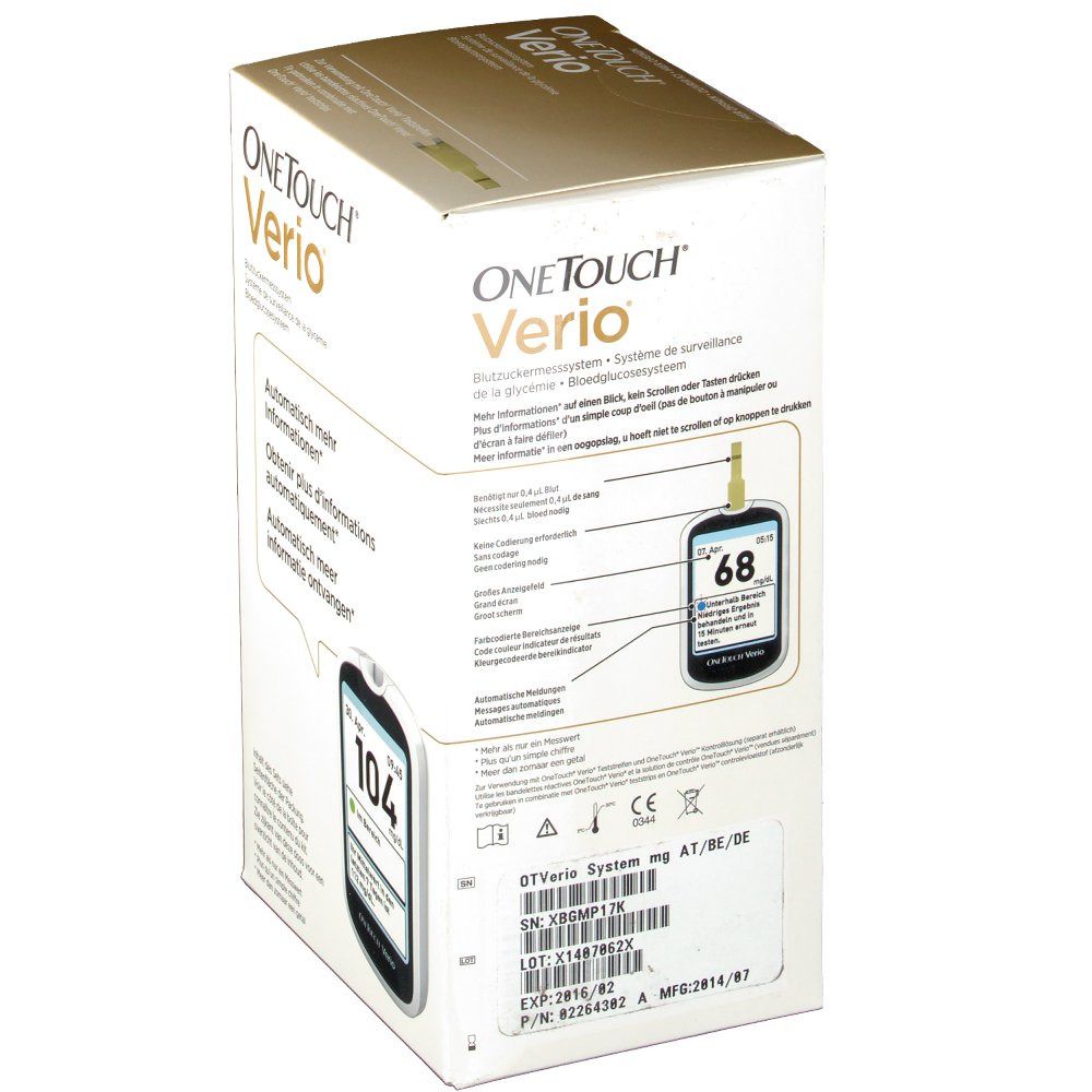 OneTouch® Verio® Set mg/dL