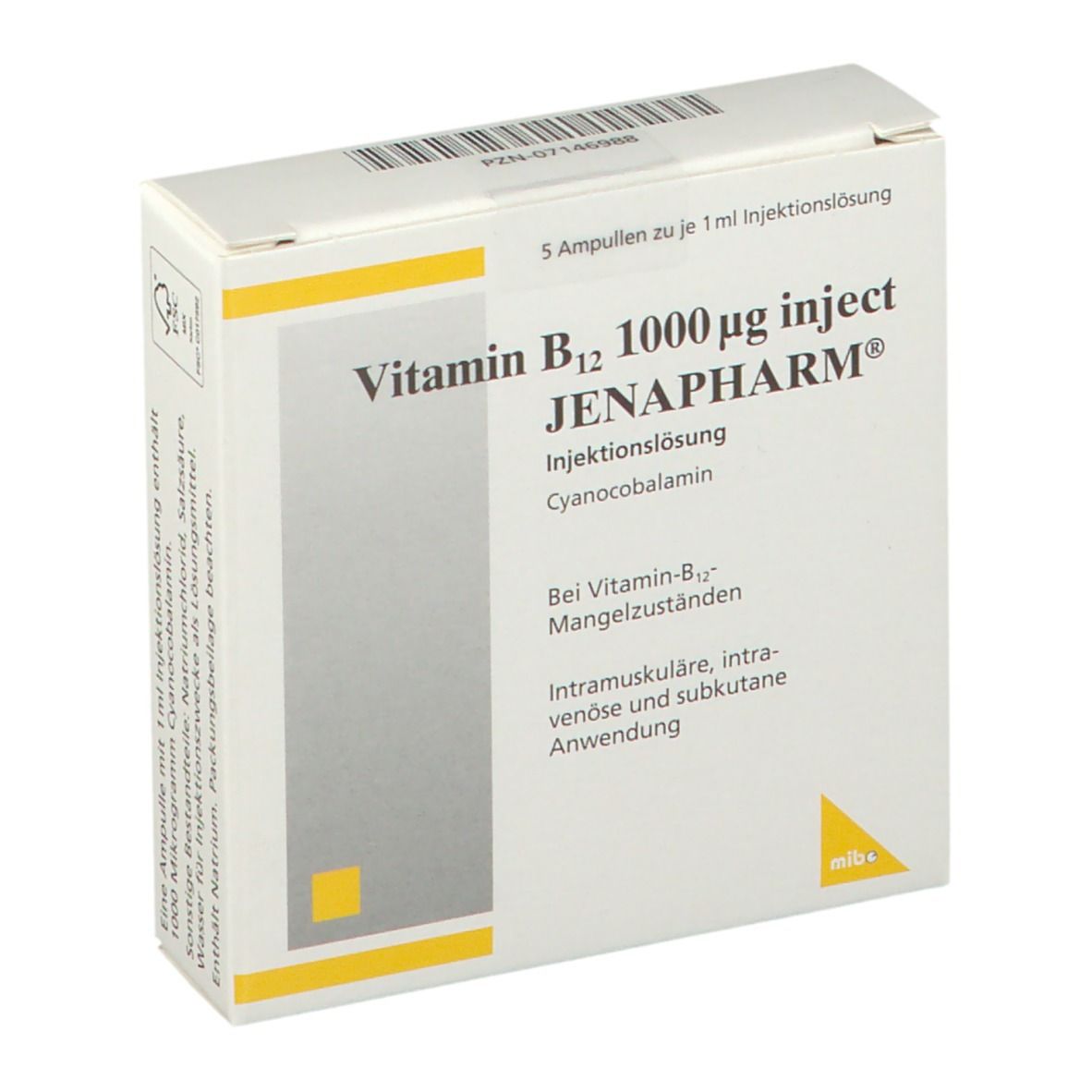 Vitamin B12 1000 µg inject JENAPHARM® 5 St - SHOP APOTHEKE
