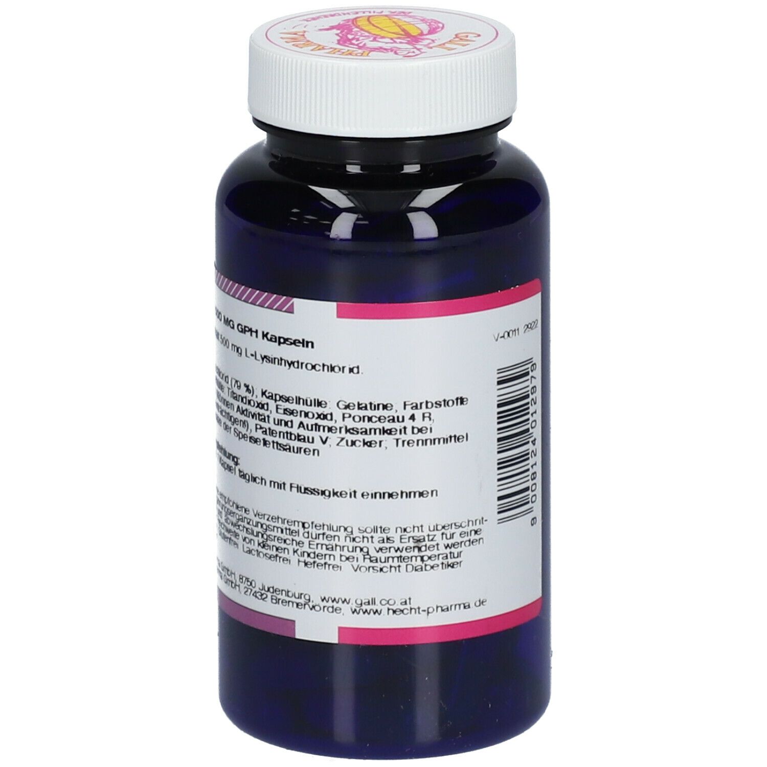 GALL PHARMA Lysin HCl 500 mg GPH Kapseln