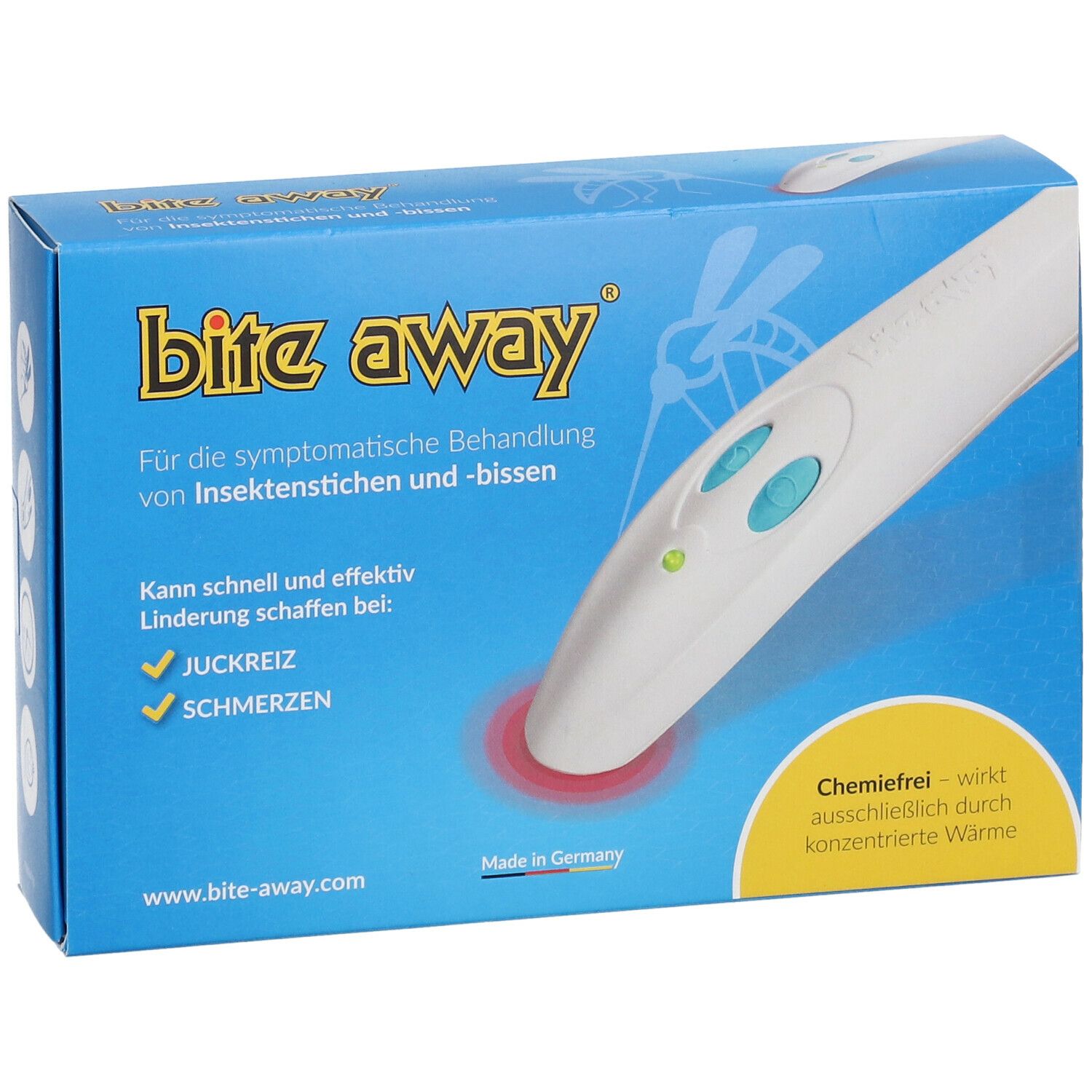 Bite Away: elektronisches Gerät für symptomatische Behandl…