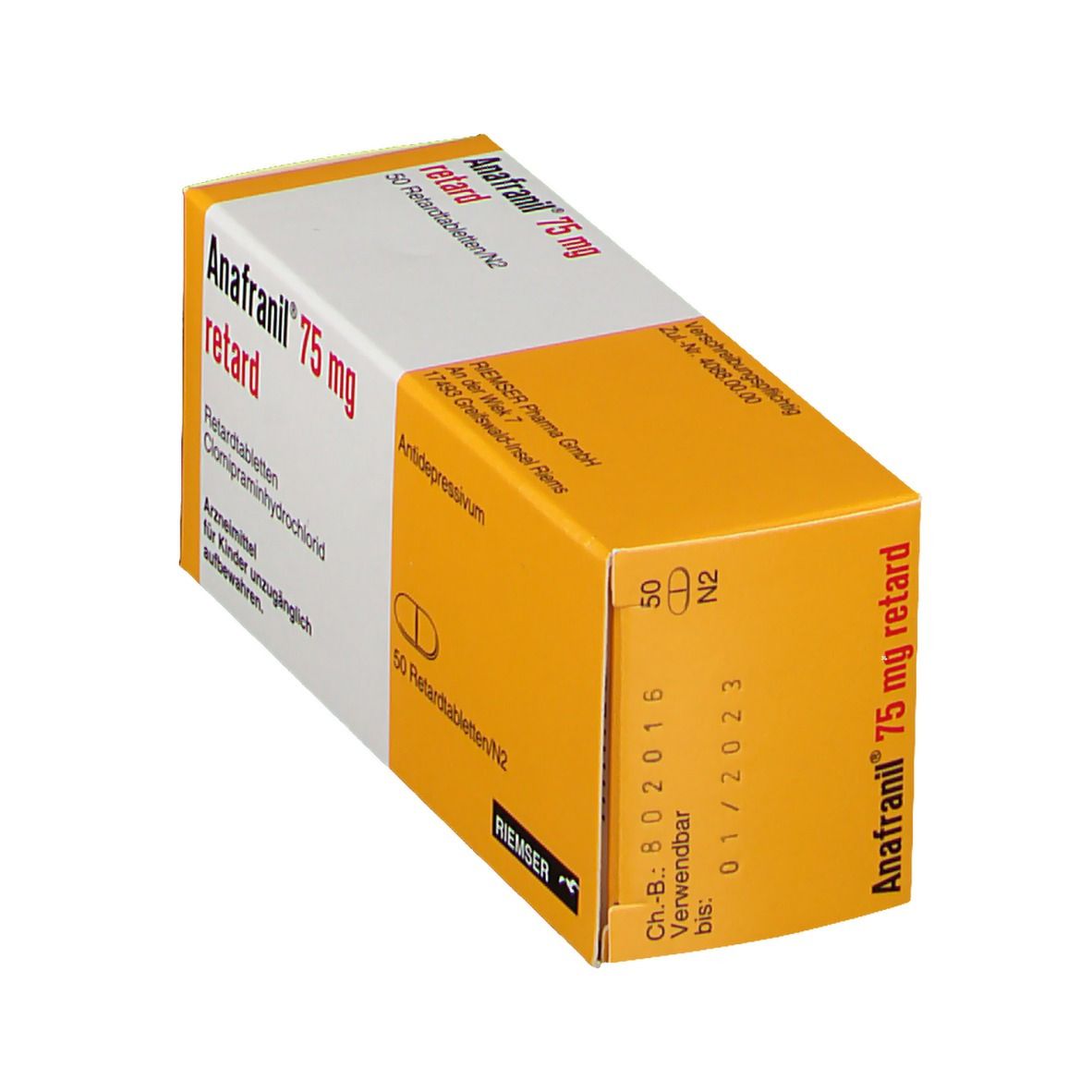 Anafranil 75 mg Retardtabletten 50 St Retard-Tabletten