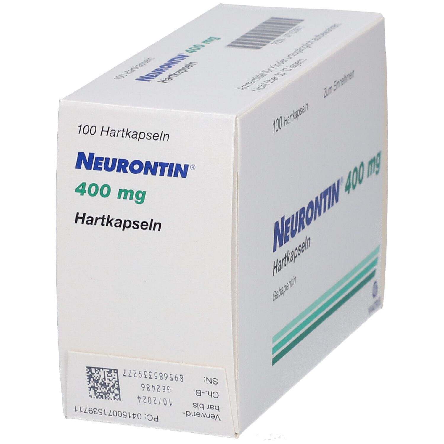 Neurontin 400 mg Hartkapseln 100 St