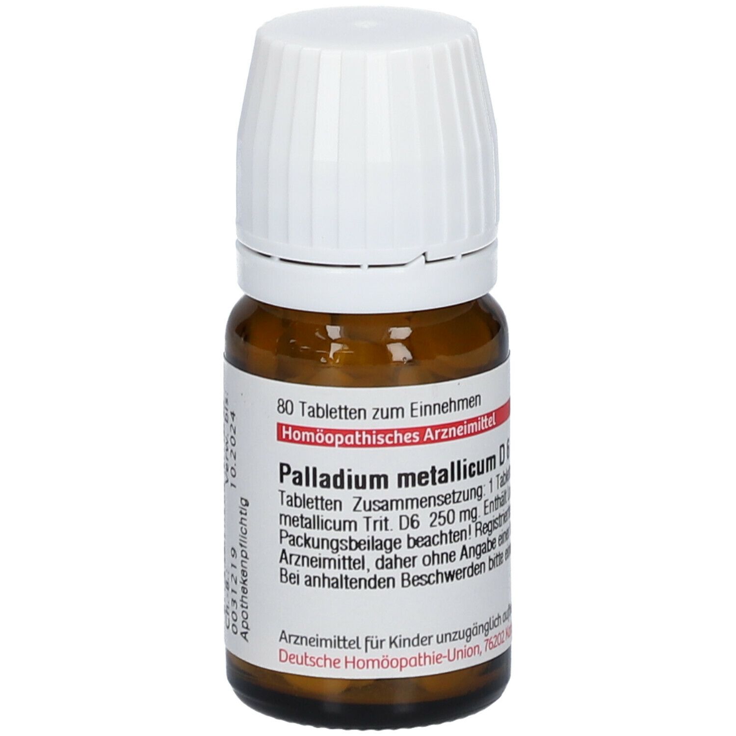 DHU Palladium Metallicum D6