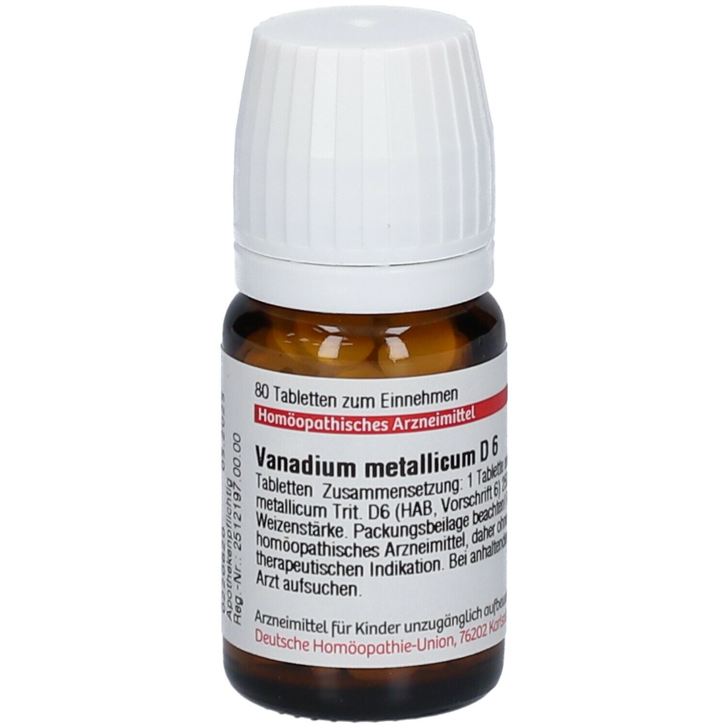 Vanadium Metallicum D 6 Tabletten 80 St