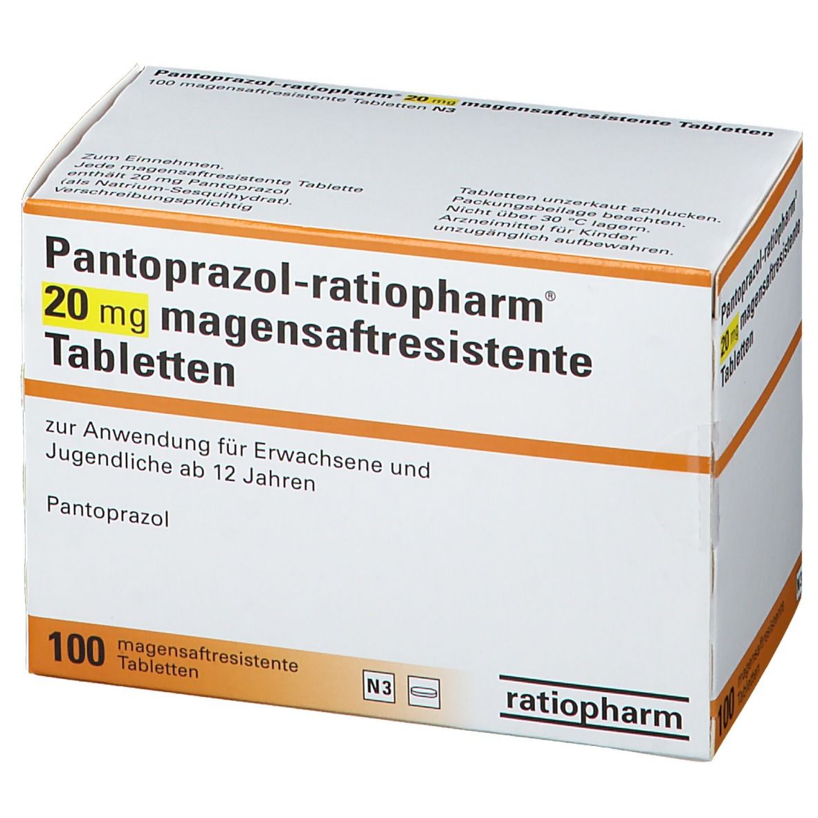 Pantoprazol-ratiopharm® 20 mg
