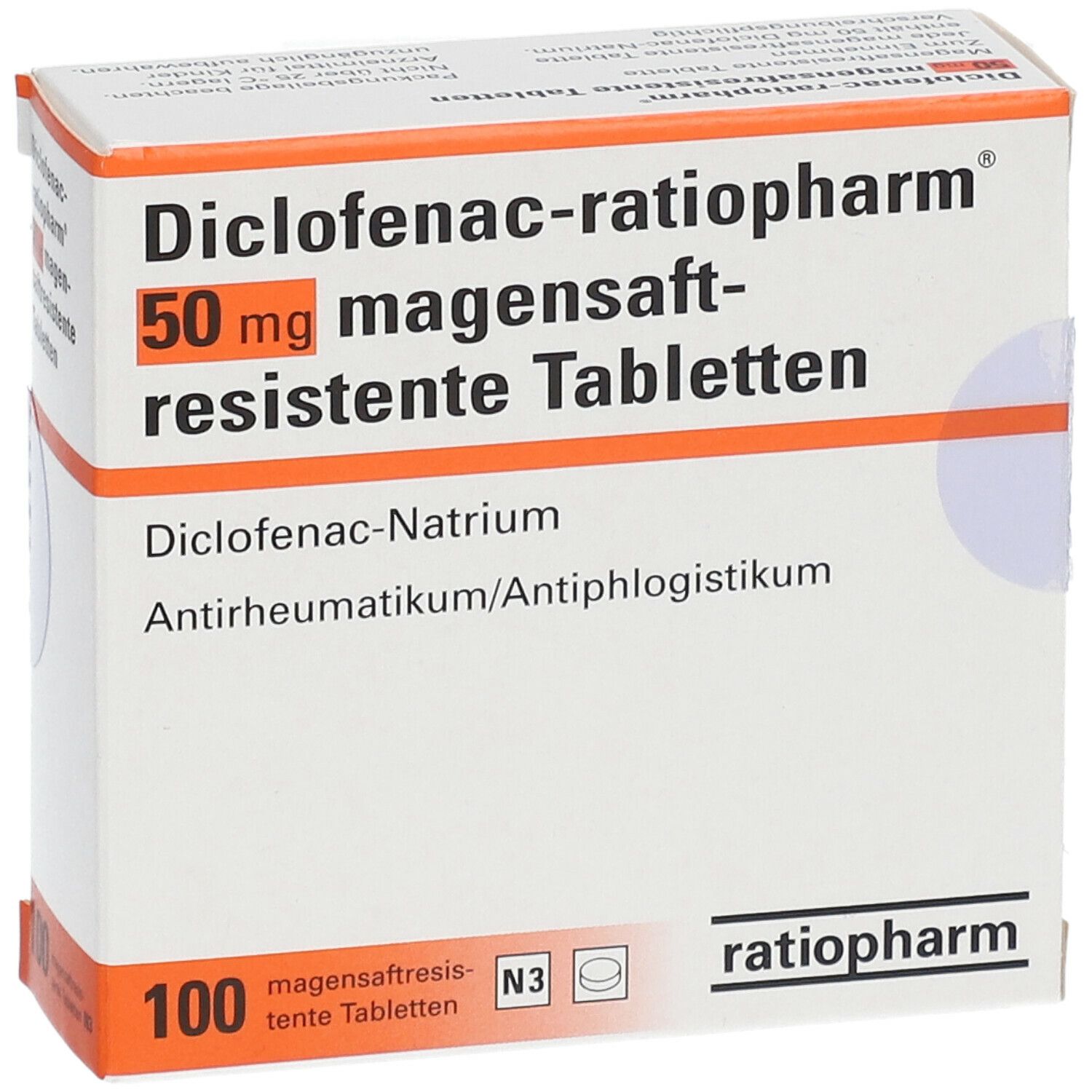 Diclofenac-ratiopharm® 50 mg