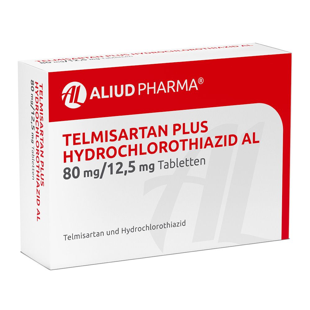 Telmisartan Plus HCT AL 80 mg/12,5 mg Tabletten 98 St