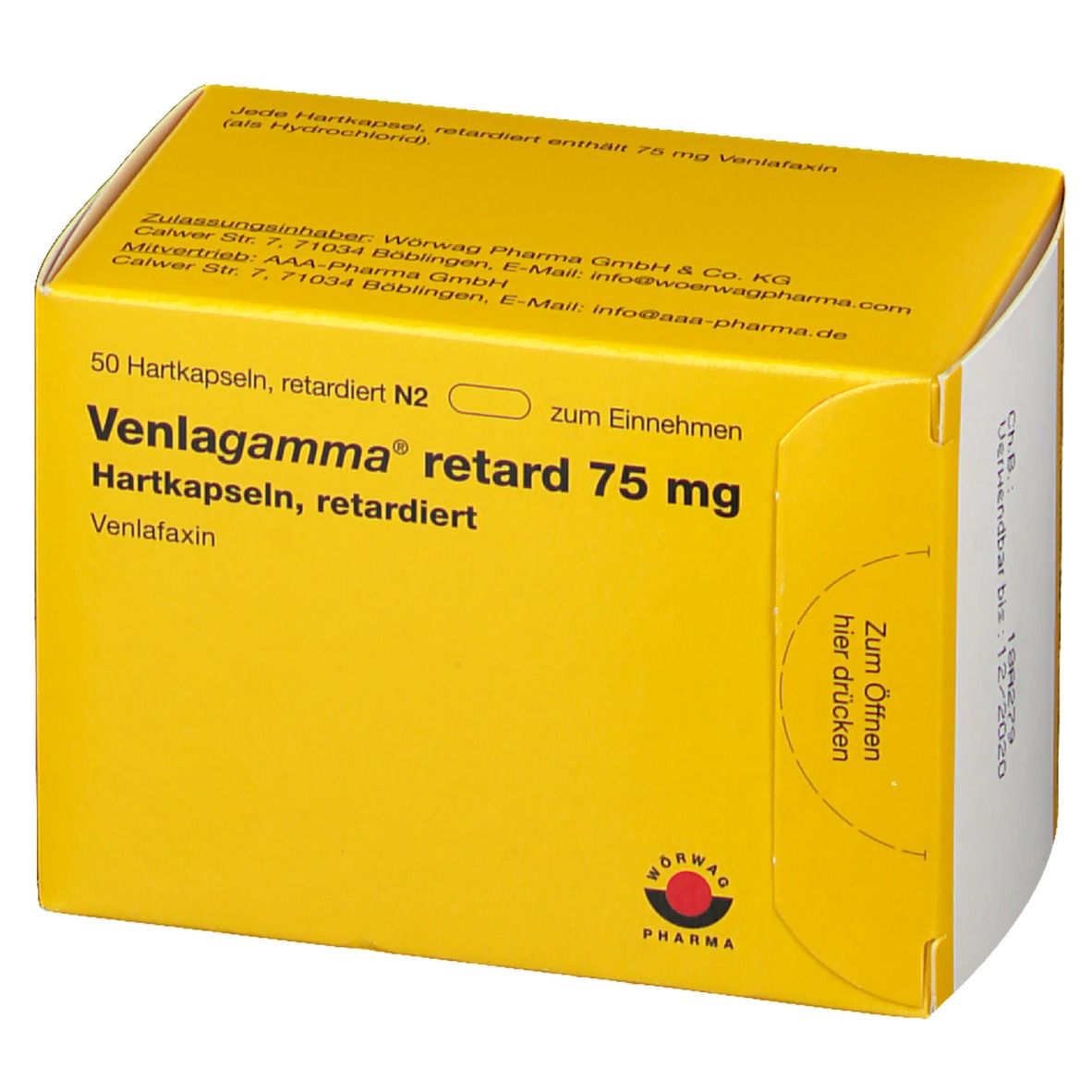 Venlagamma® retard 75 mg