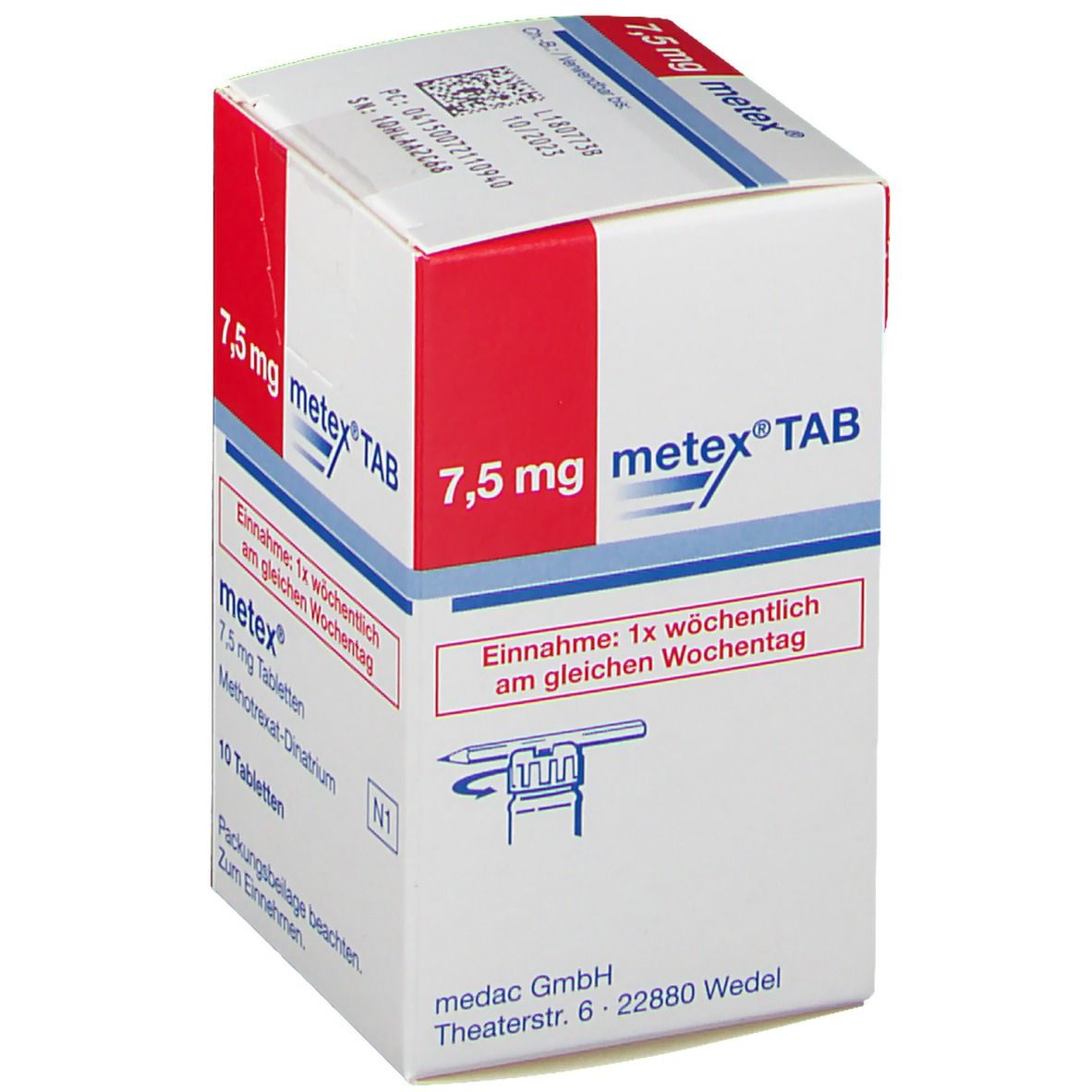 Metex 7,5 mg Tabletten 10 St