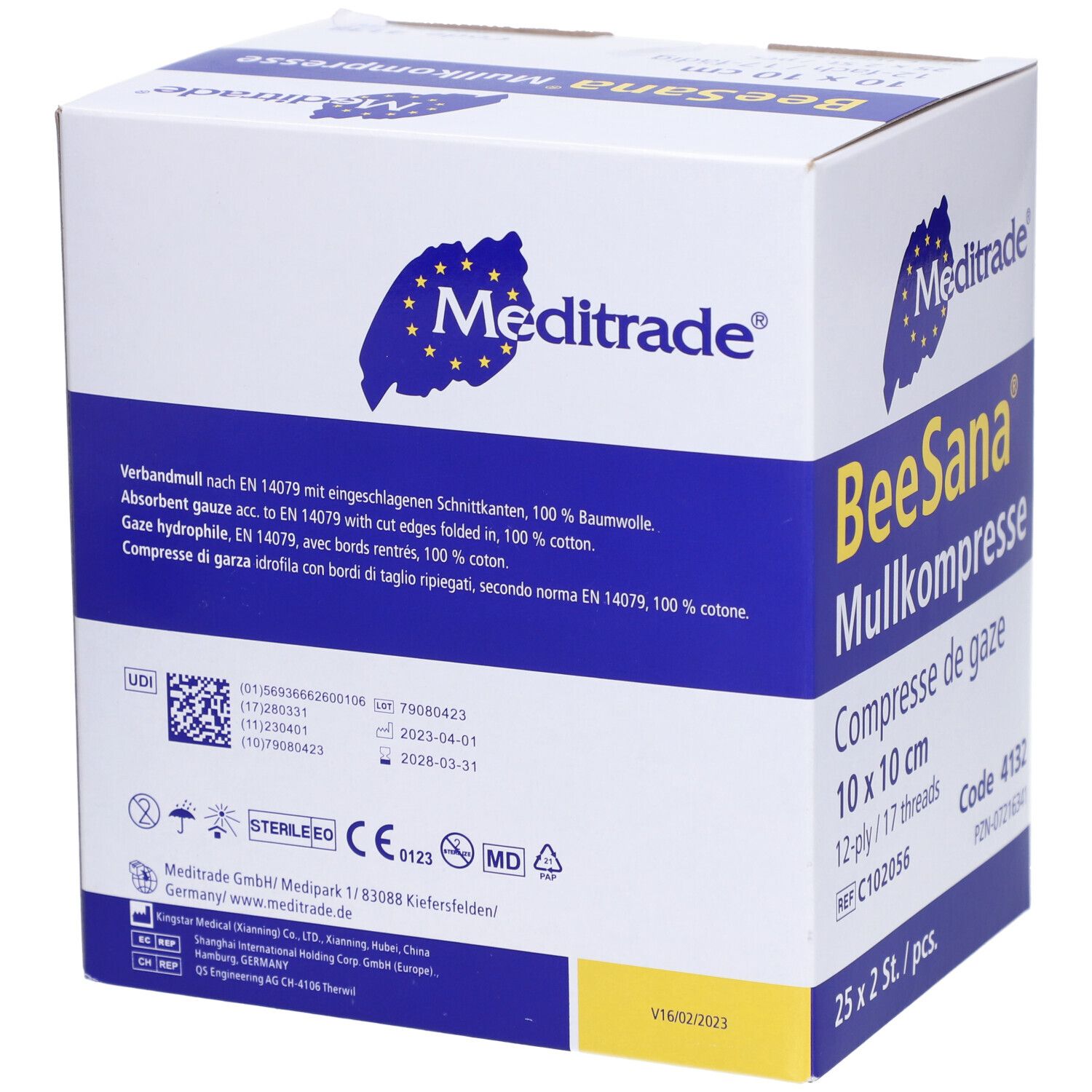 Meditrade BeeSana® Mullkompresse