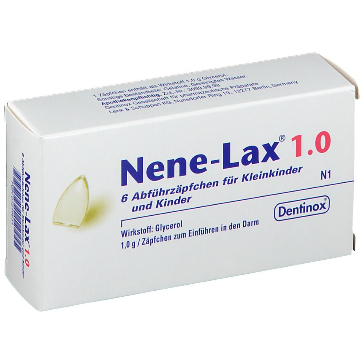 Nene Lax 1,0 Suppositorien für Kleink