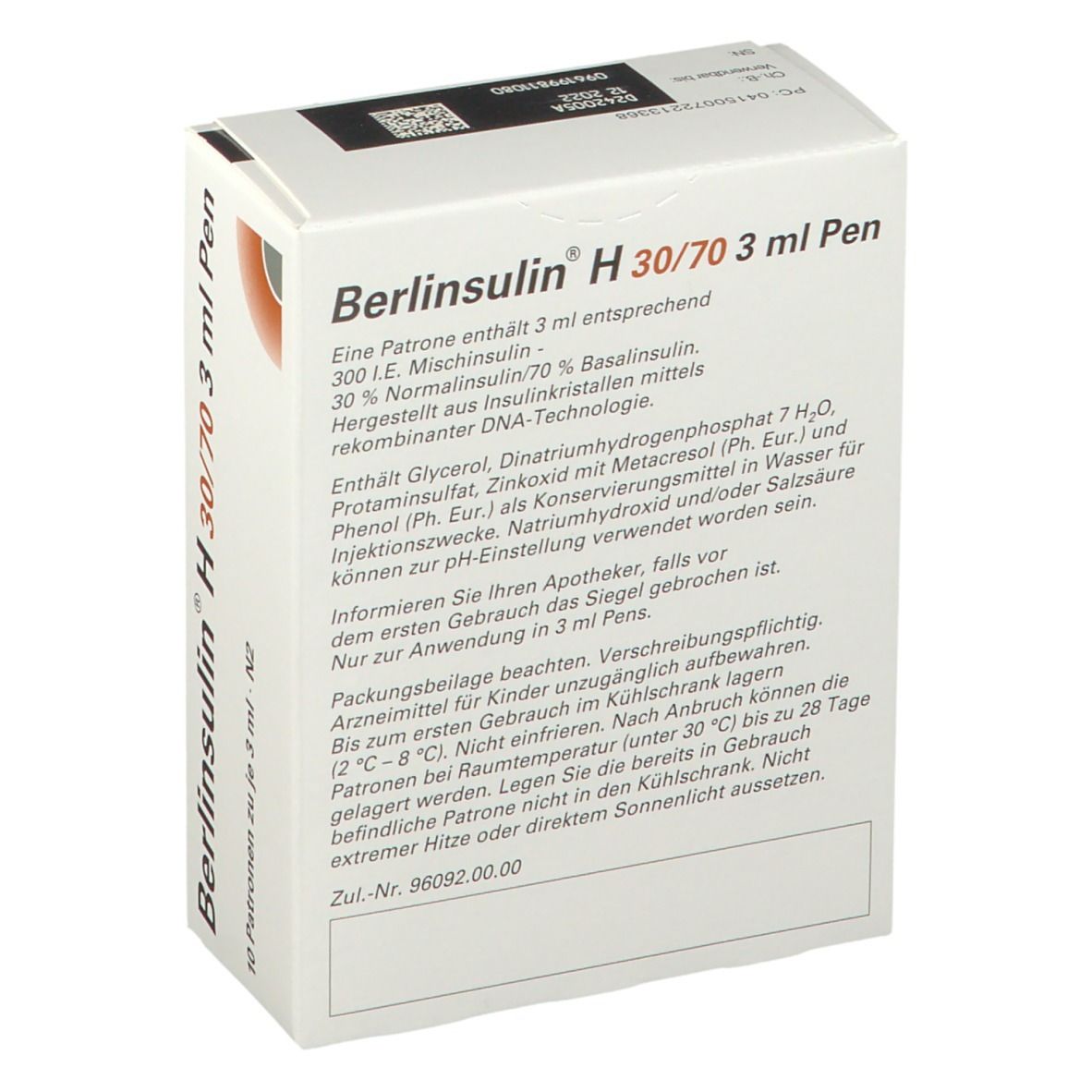 Berlinsulin® H 30/70