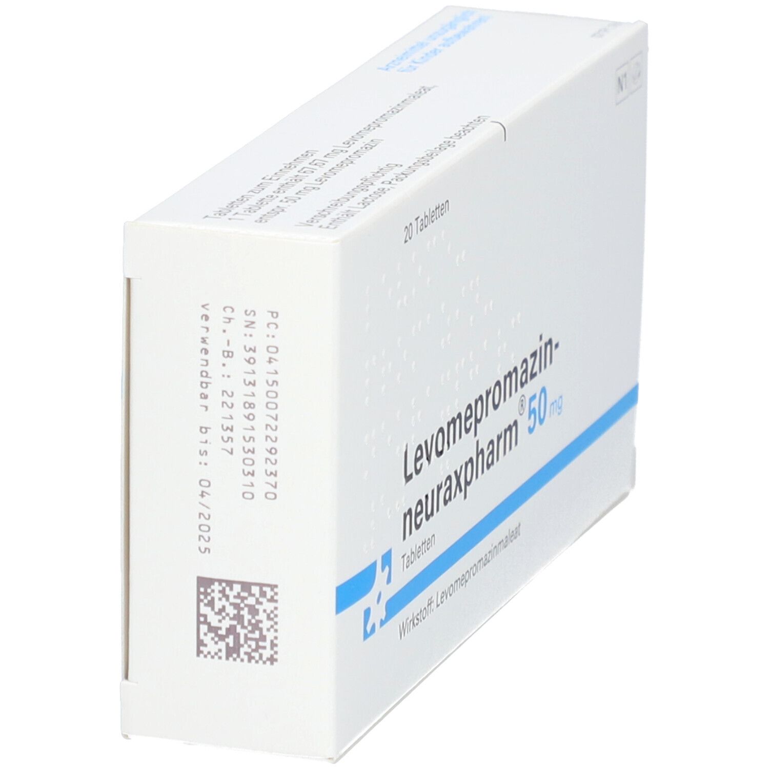 LEVOMEPROMAZIN-neuraxpharm 50 mg Tabletten 20 St