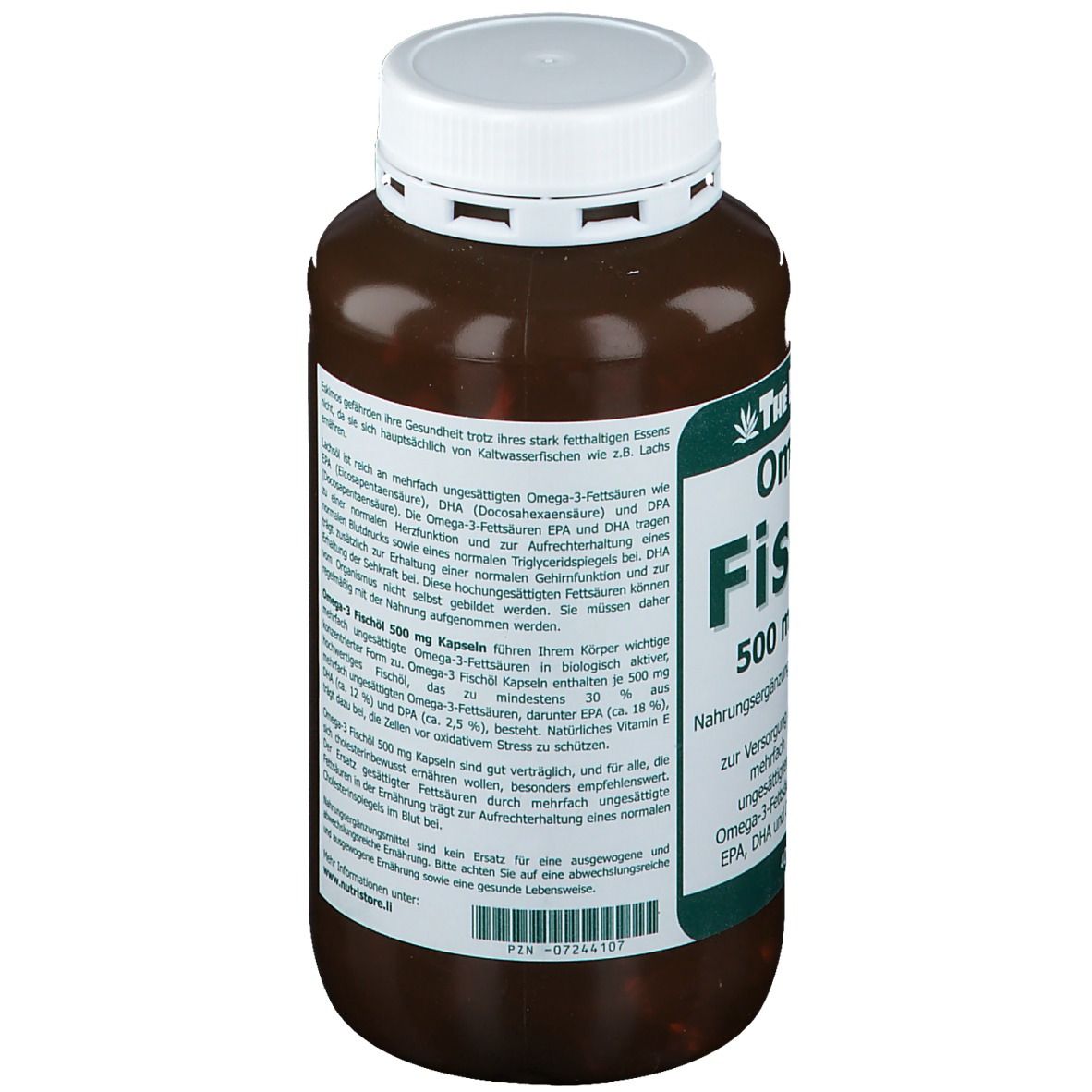 The Nutri Store Omega-3 Fischöl 500mg