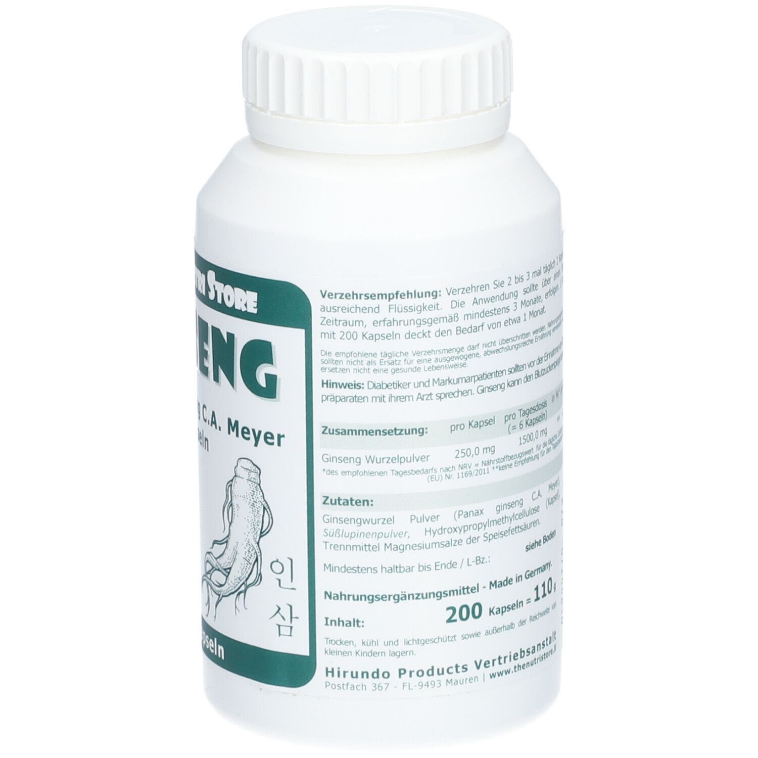 Ginseng 250 mg