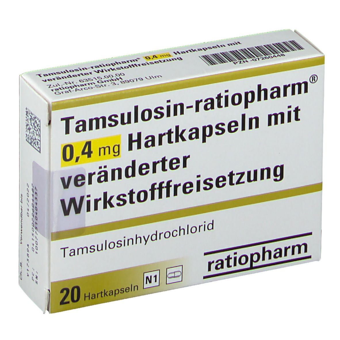 Tamsulosin-ratiopharm® 0,4 mg