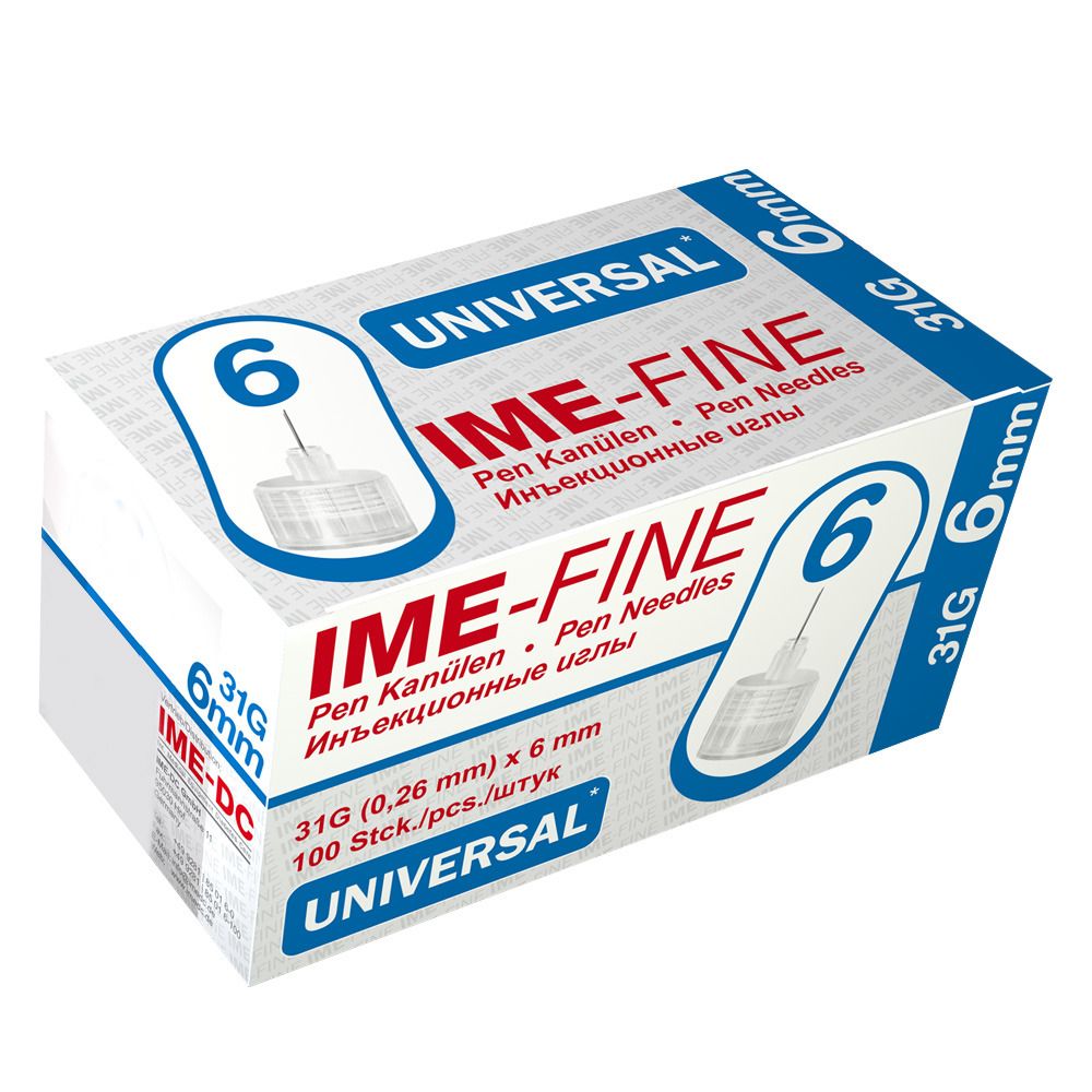 IME Fine Universal Pen Kanülen 31 g, 6 mm