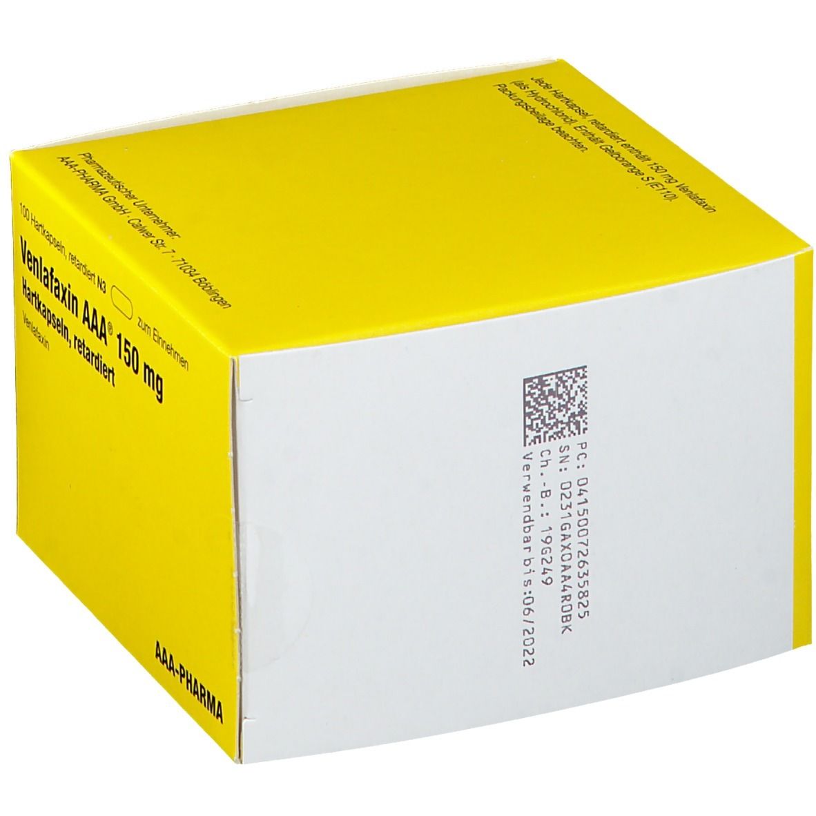 Venlafaxin AAA® 150Mg