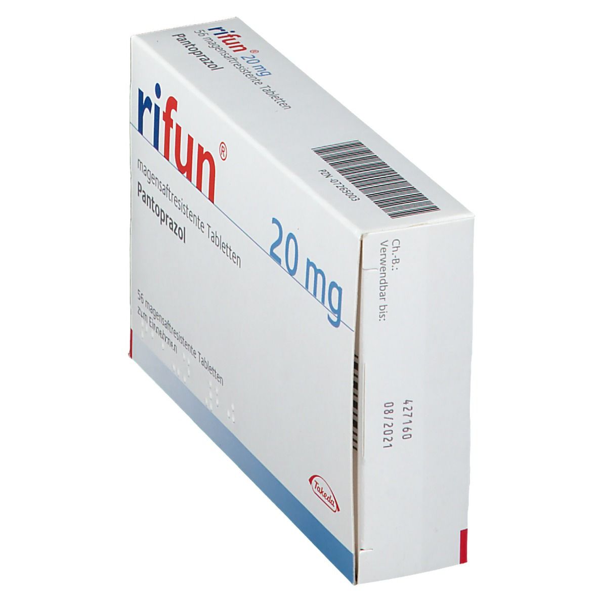 Rifun 20 mg magensaftresistente Tabletten 56 St magensaftresistent