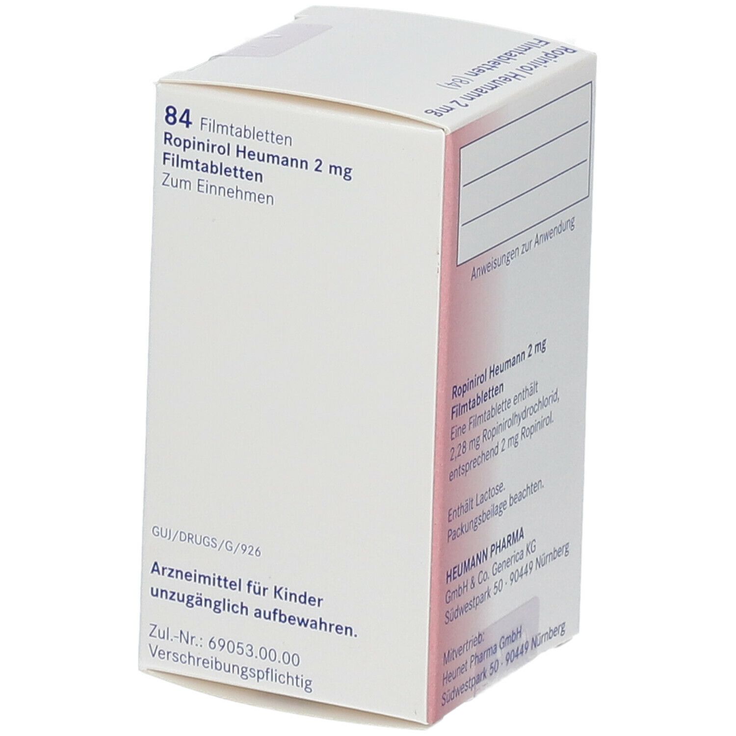 Ropinirol Heumann 2 mg