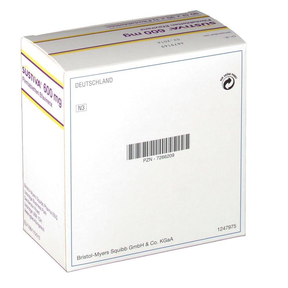Sustiva 600 mg Filmtabletten 3-Monats-Packung