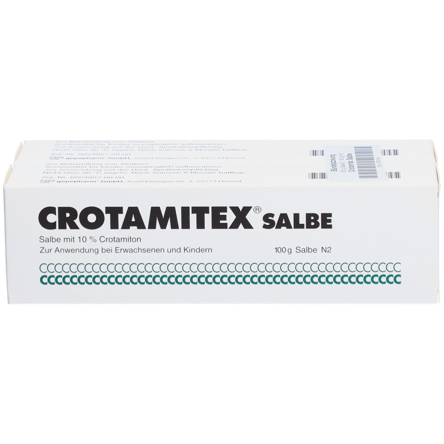 Crotamitex Salbe zur Krätze Behandlung 40 g