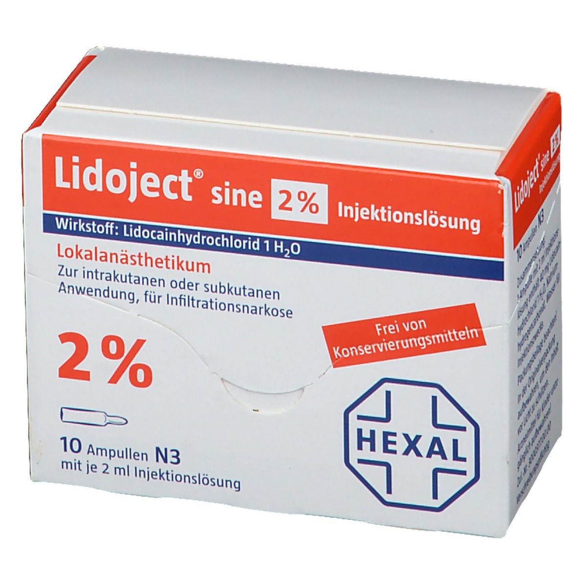 Lidoject® sine 2%