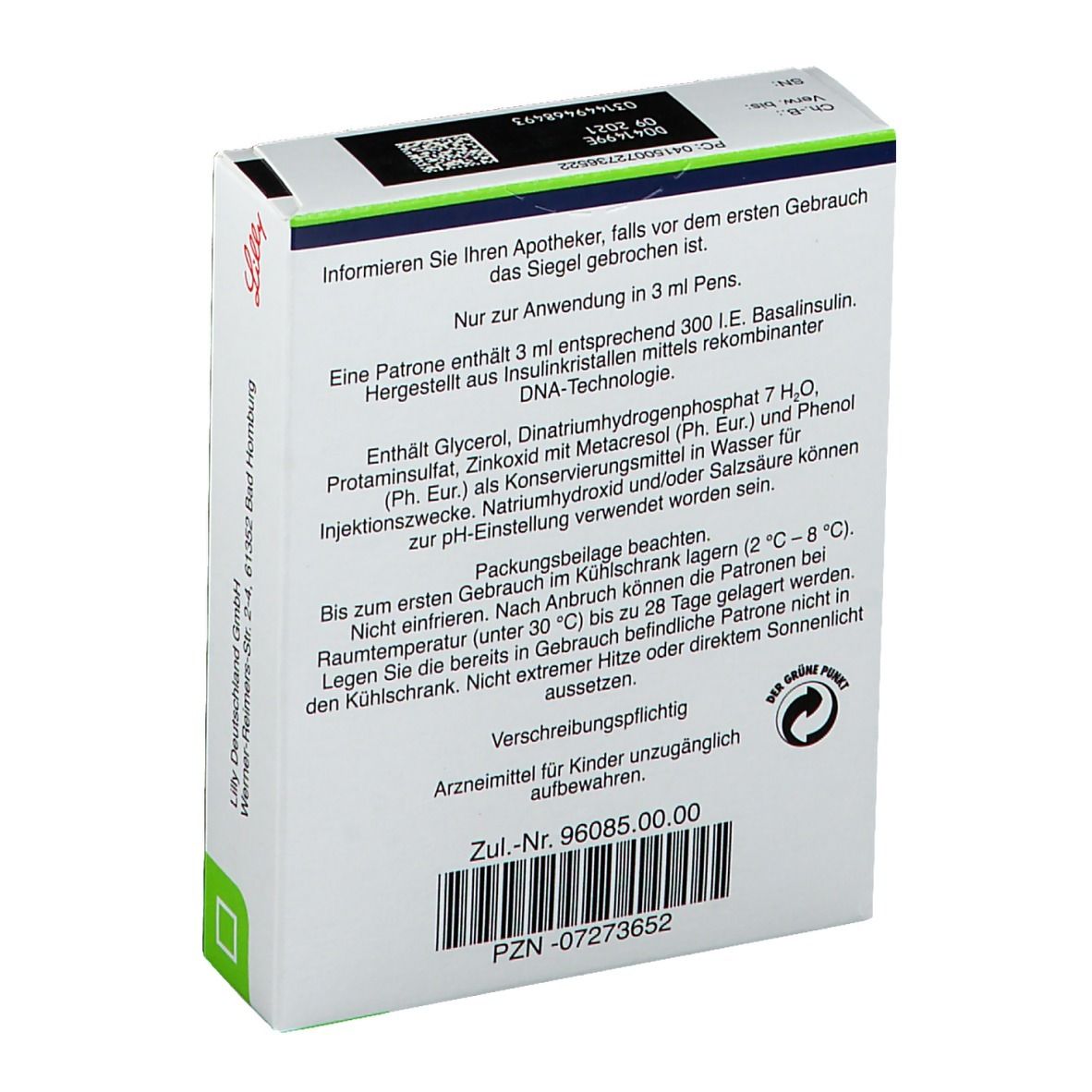 Huminsulin Basal Nph F R Pen Ml X Ml Mit Dem E Rezept Kaufen Shop Apotheke